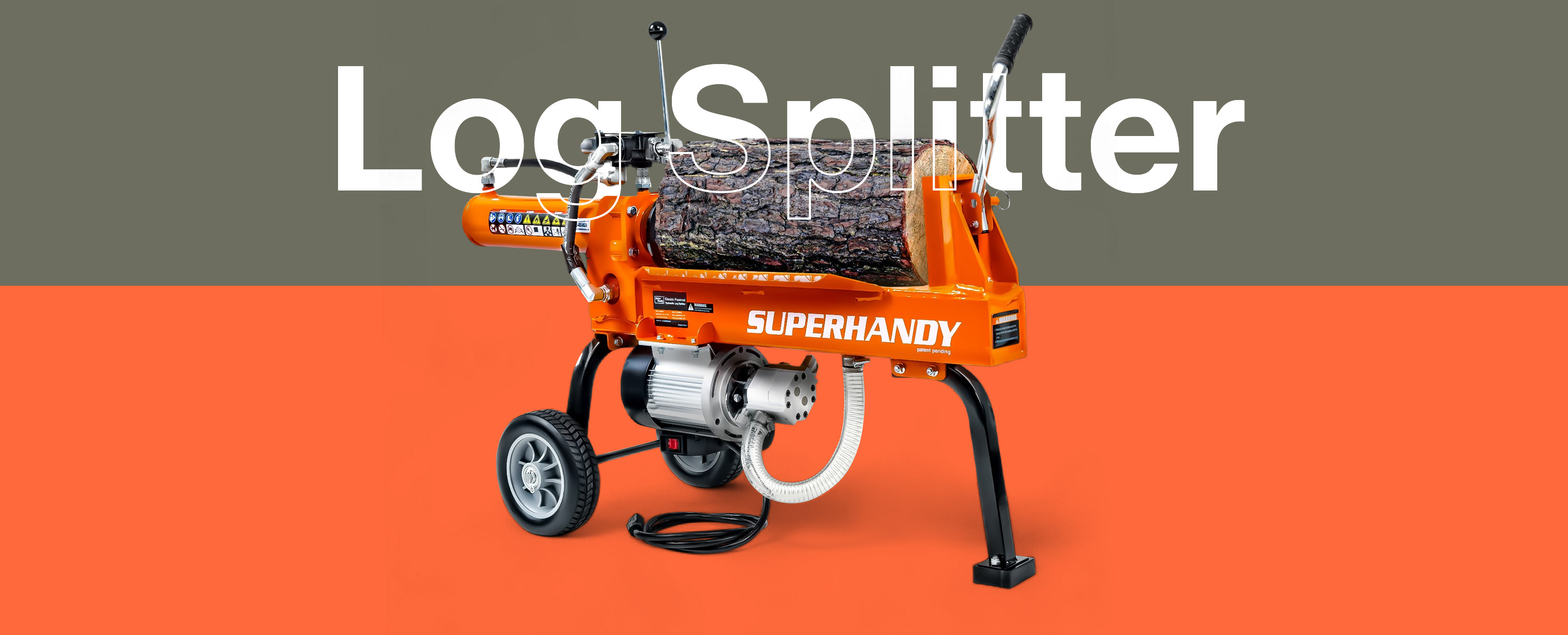 Amazon.com : SuperHandy Log Splitter Portable Electric 14 Ton