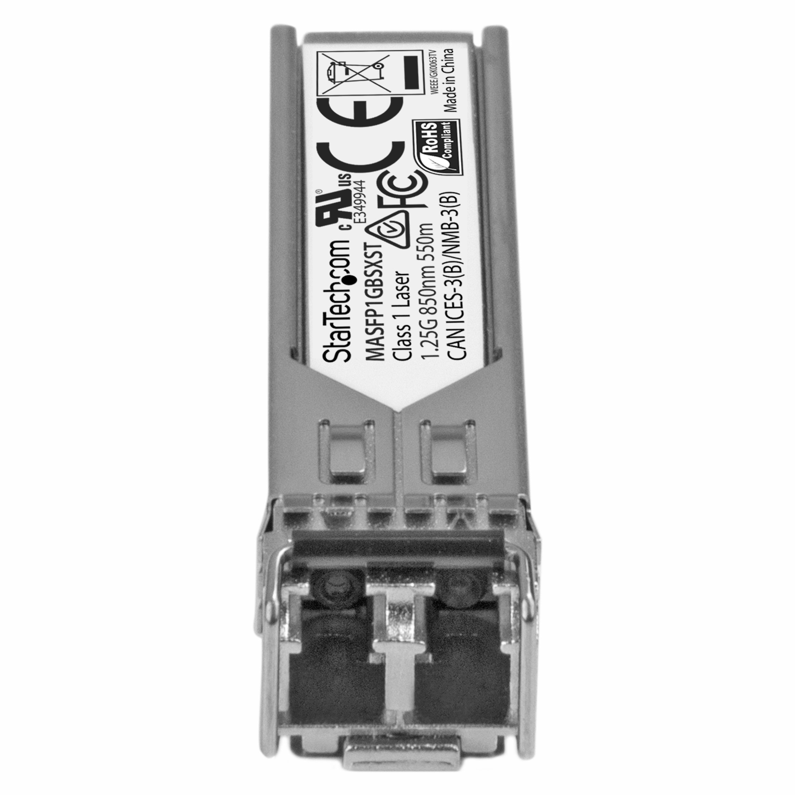 StarTech Module SFP compatible Cisco Meraki MA-SFP-1GB-SX (MASFP1GBSXST) | 1000BASE-SX, Fibre multimode, Garantie a vie, Echangeable a chaud, Conforme MSA