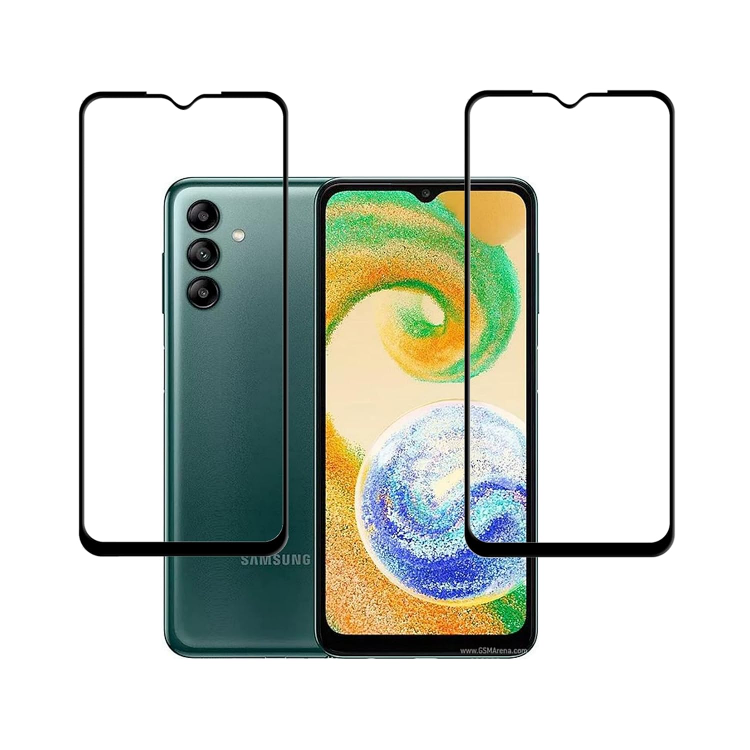 Aliean Tempered Glass for Sansung Galaxy A04S Screen Protector Edge to