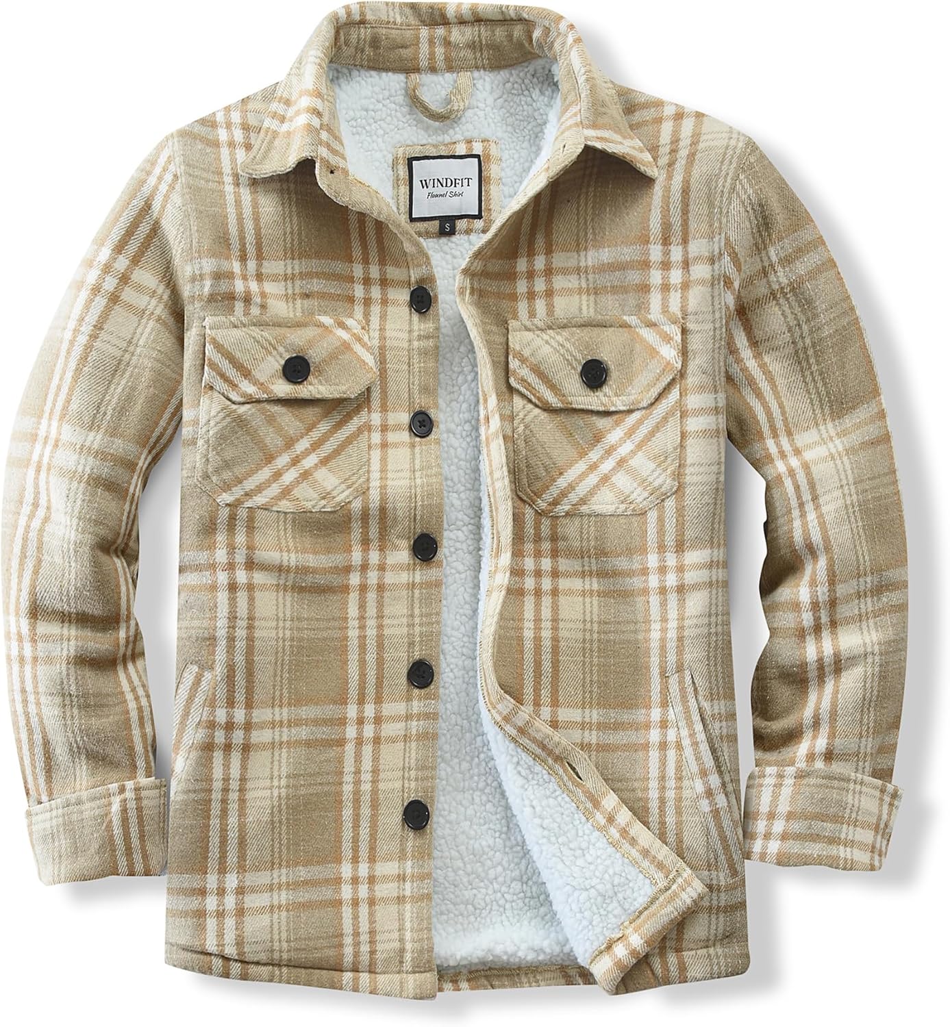 Sherpa Lined Ll Bean Quilted Flannel Bean Mens Plaid Insulated