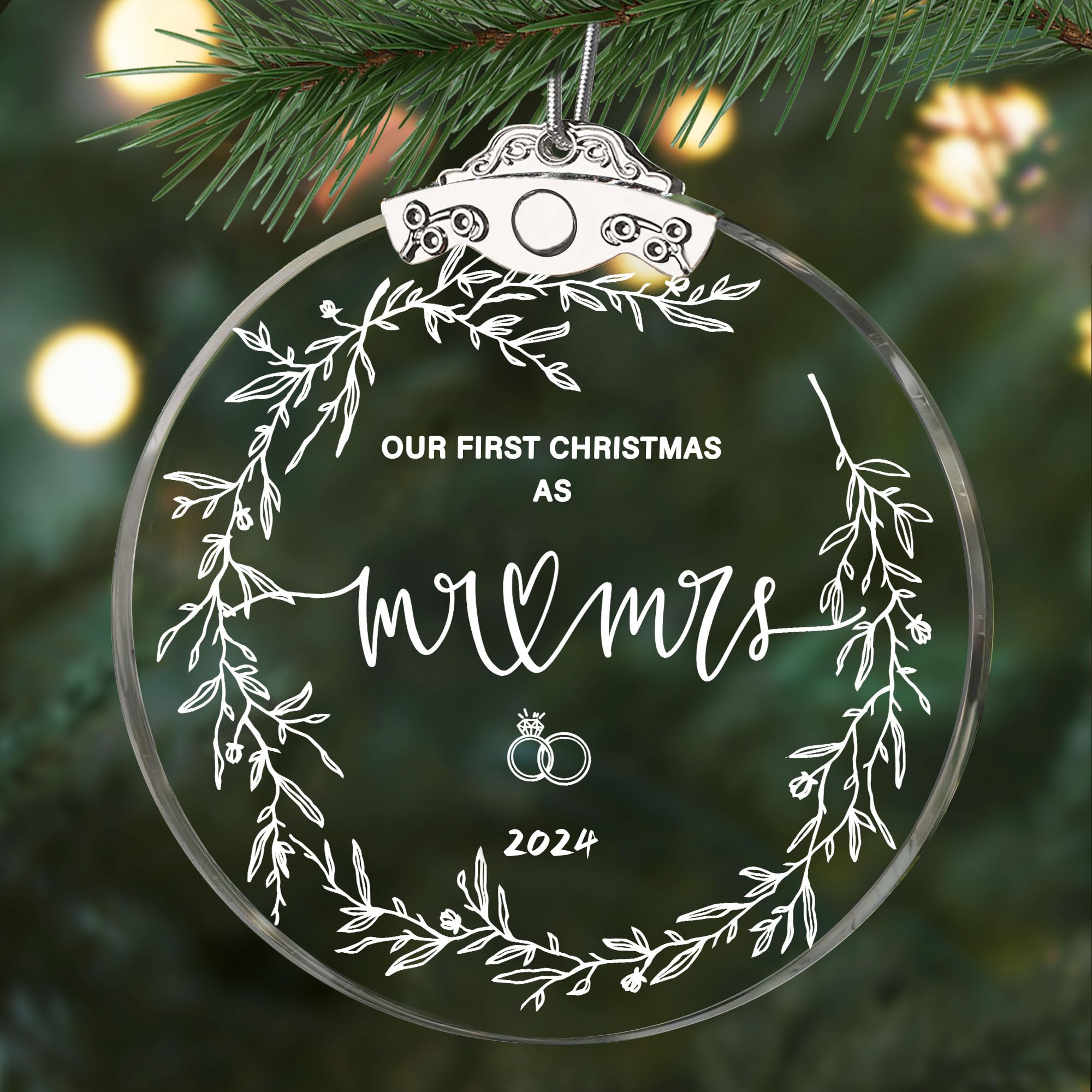 Amazon.co.jp: First Christmas Married オーナメント 2024年