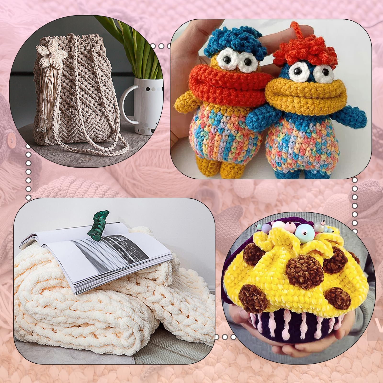 2 Crochets à Tricoter Ergonomiques Coopay - 9mm Et 10mm - Poignée Douce Pour Mains Arthritiques
