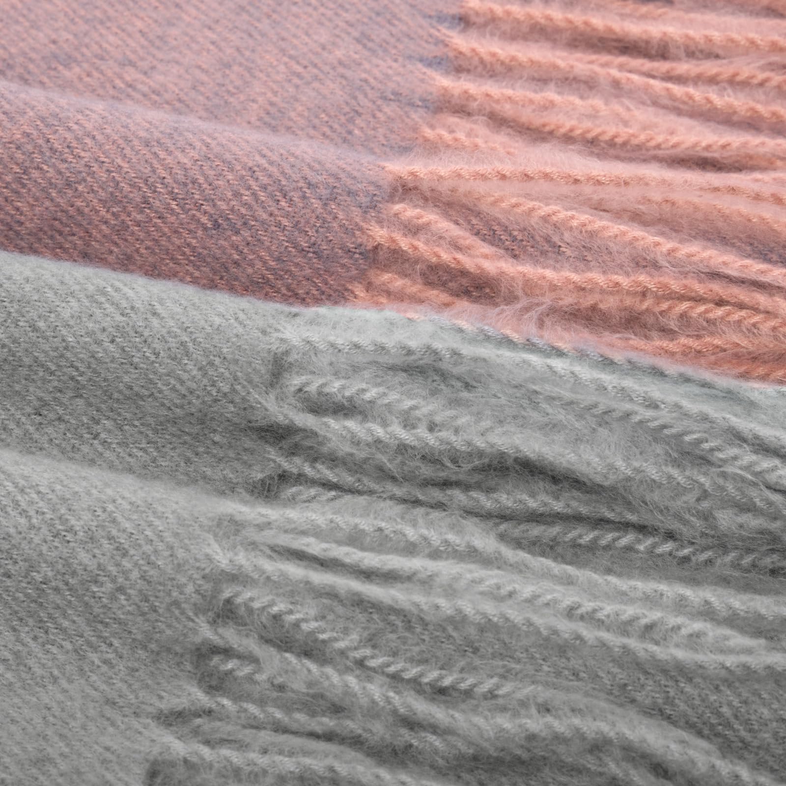 Womens Scarf Winter Blanket Large Scarves Thick Soft Warm Plaid Chunky Scarfs