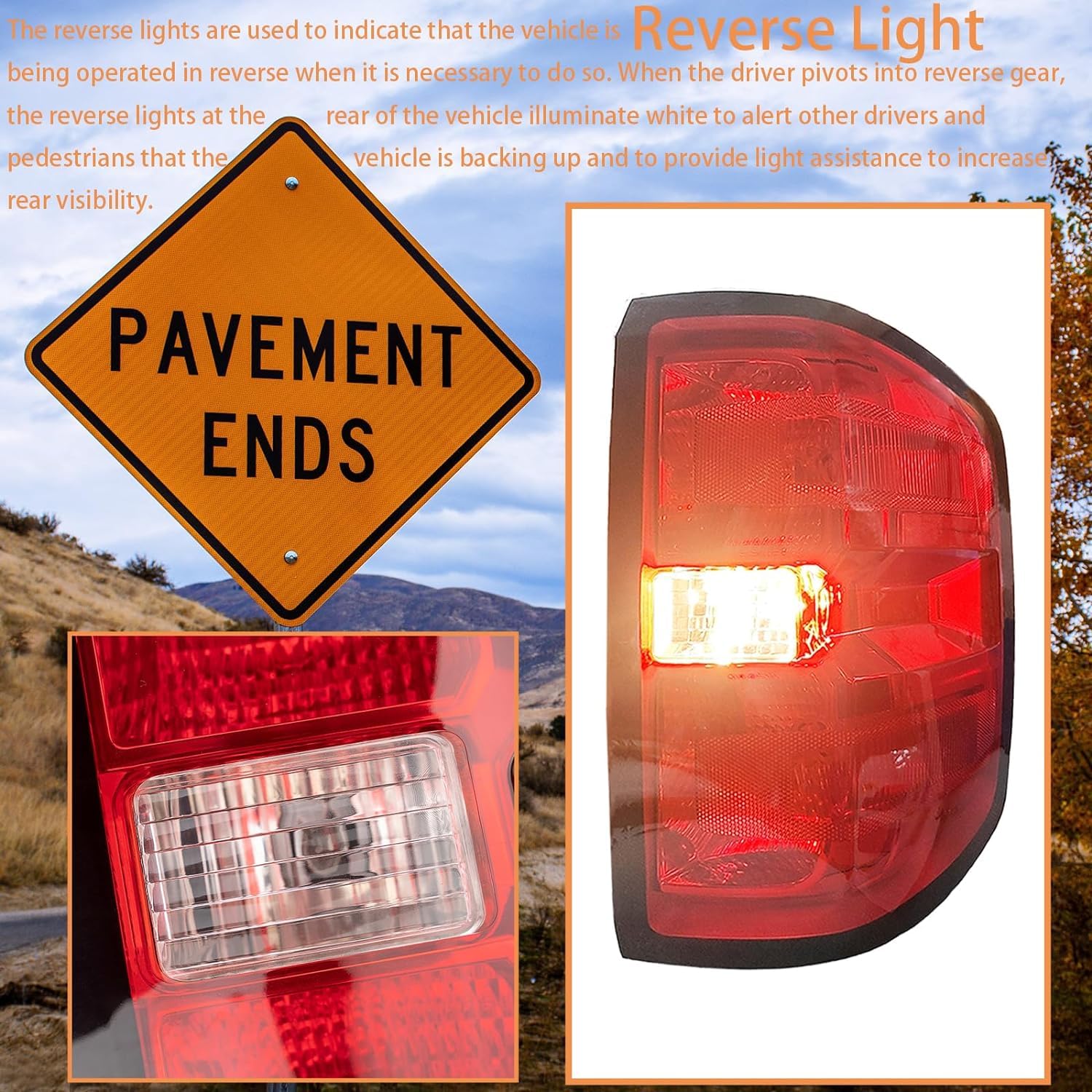 Fit For 2014-2018 Chevy Silverado 1500 Passenger Side Tail Light Brake Lamp NEW - Foto 10