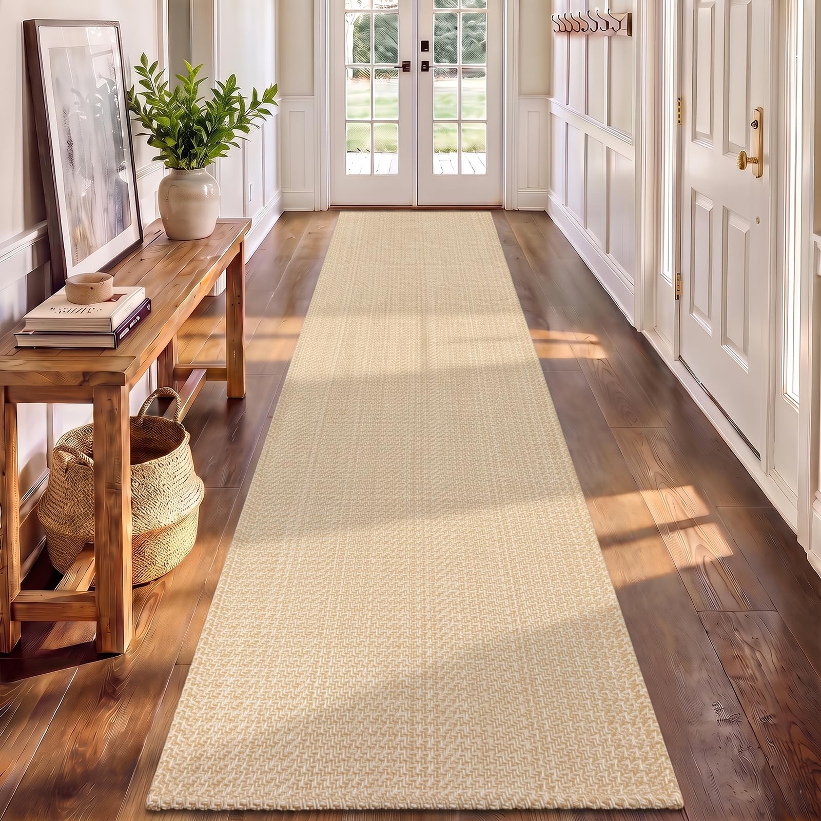 Famibay Hallway Runner Rug 80 x 300 cm Washable Carpet Runner Non Slip