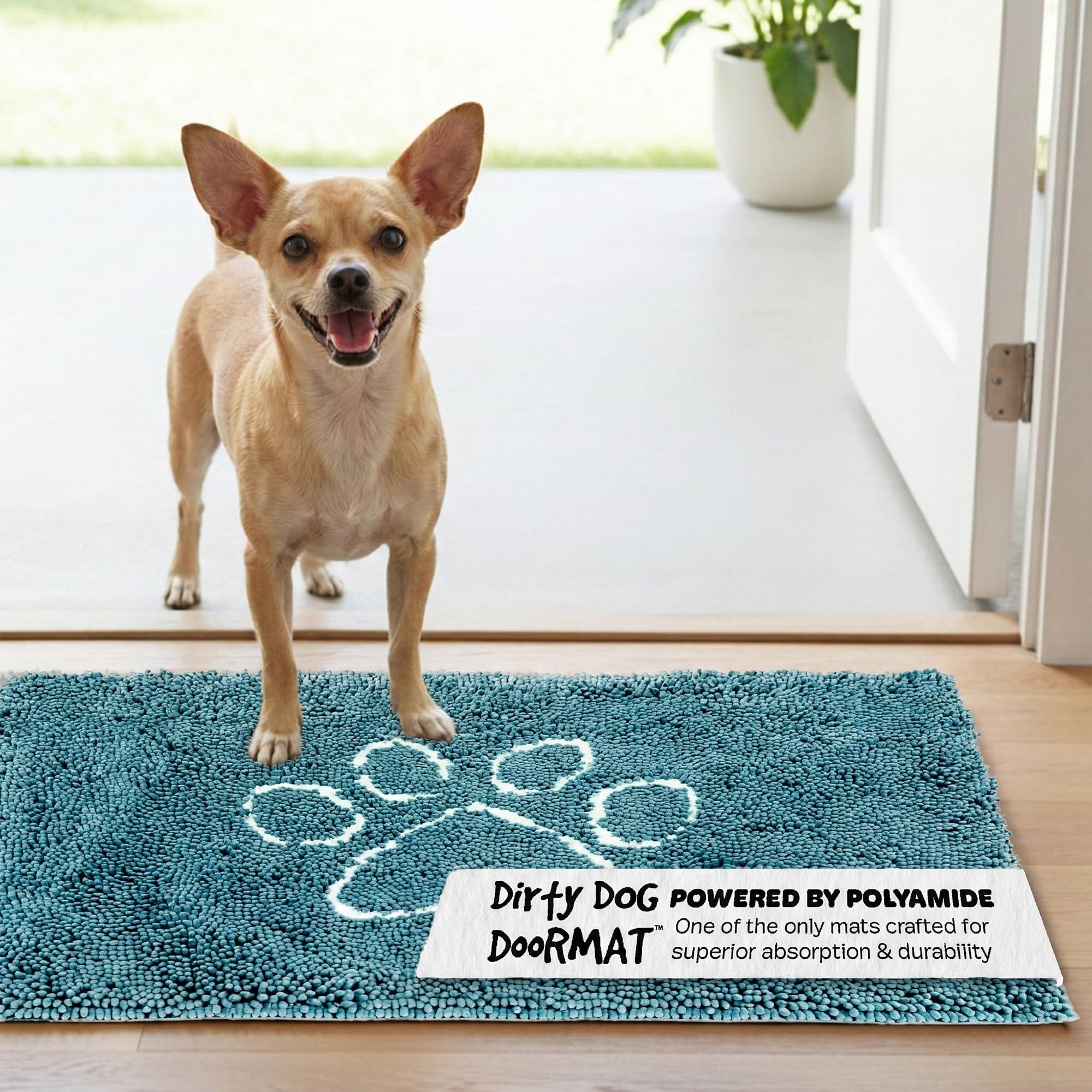 Amazon.com: Dog Gone Smart Dirty Dog Doormat - Fast Drying Rug