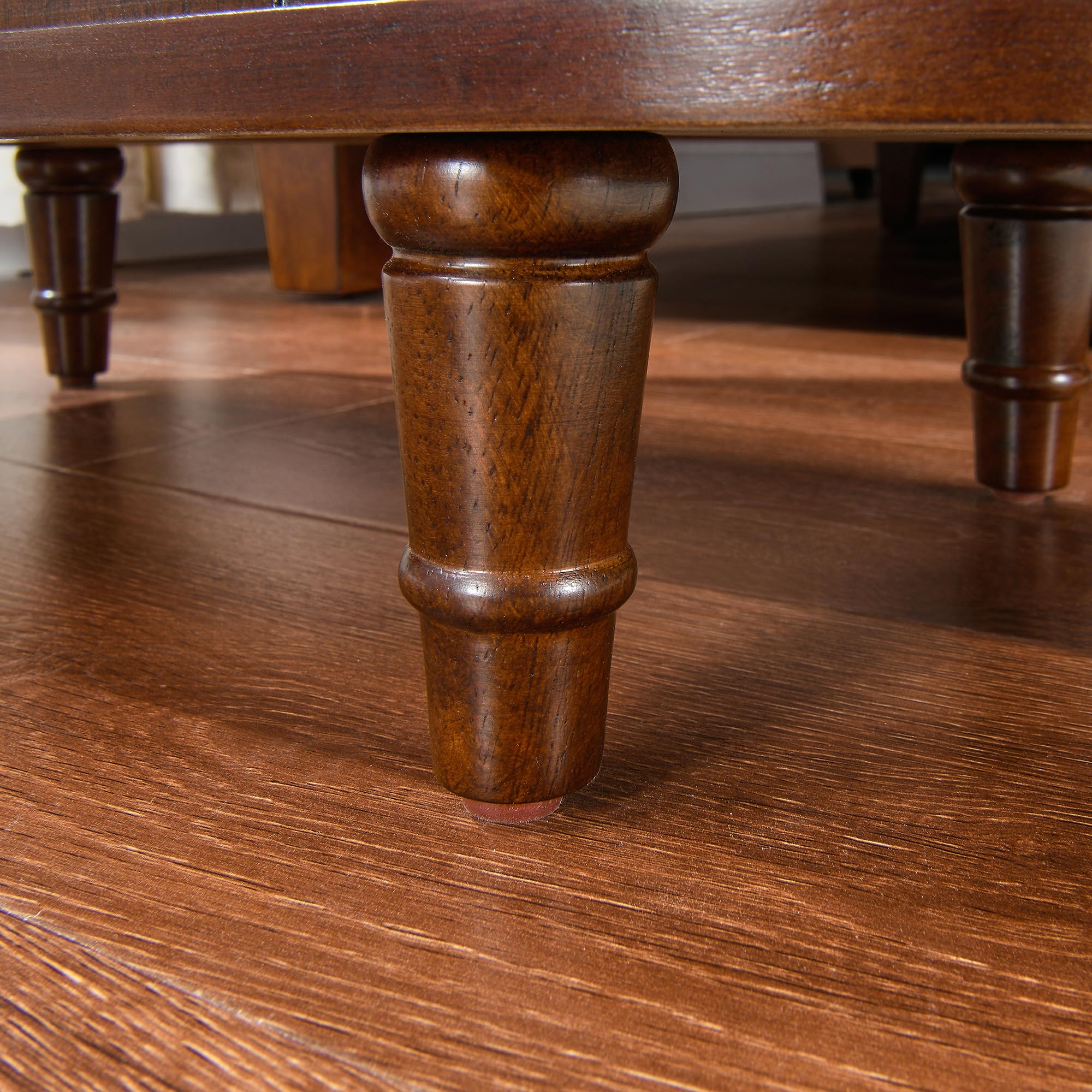 Mesa auxiliar de madera con 2 cajones y estante, sofá estrecho mesa auxiliar para salón, mesita de noche vintage delgada para dormitorio, silla delgada, mesa auxiliar cereza nogal
