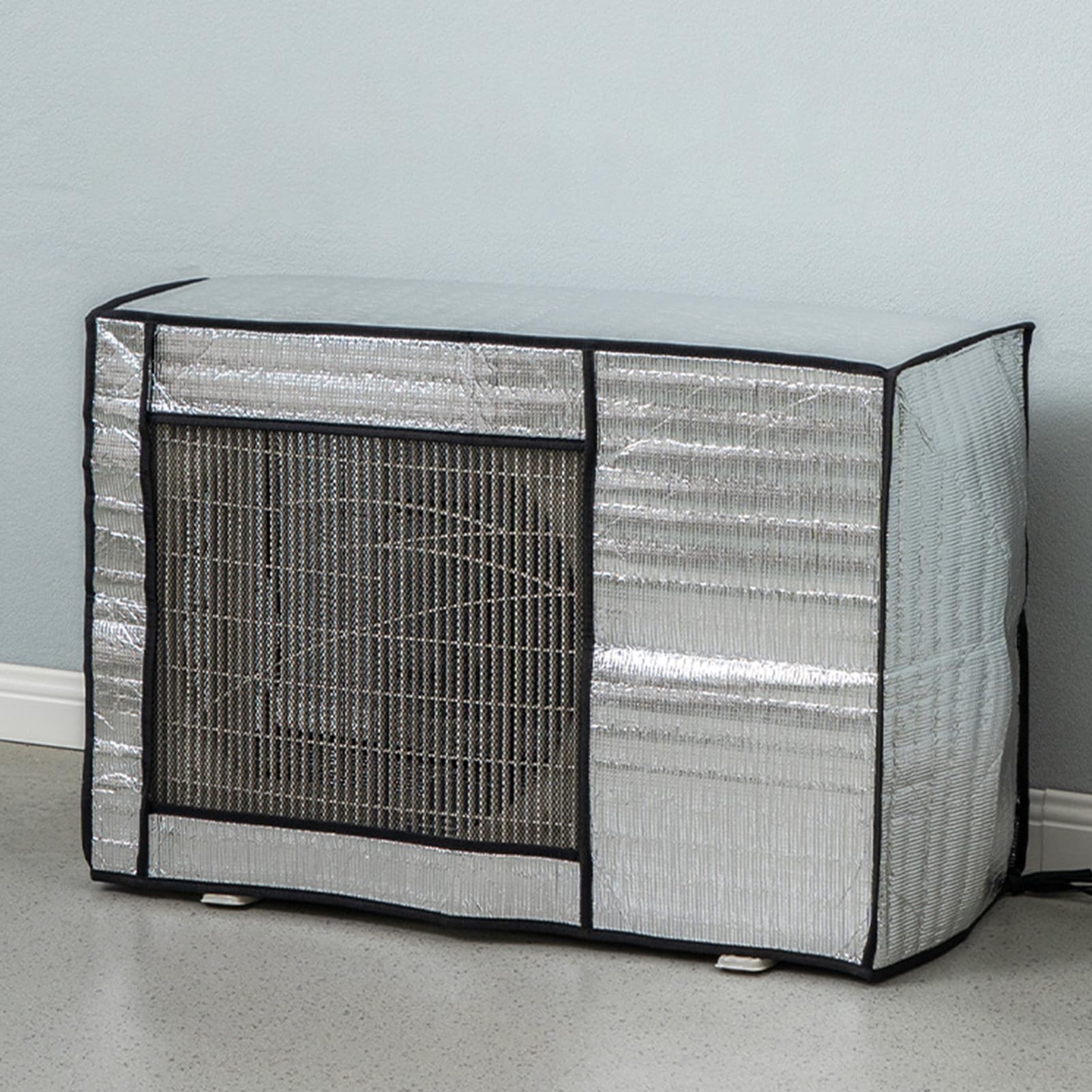 Osłona Klimatyzatora, Osłona Zewnętrznego Modułu Klimatyzacji, Wodoodporne Osłony Modułu Klimatyzacji, Folia Aluminiowa Osłona Modułu Klimatyzacji, Odporna (86x35x60 cm /