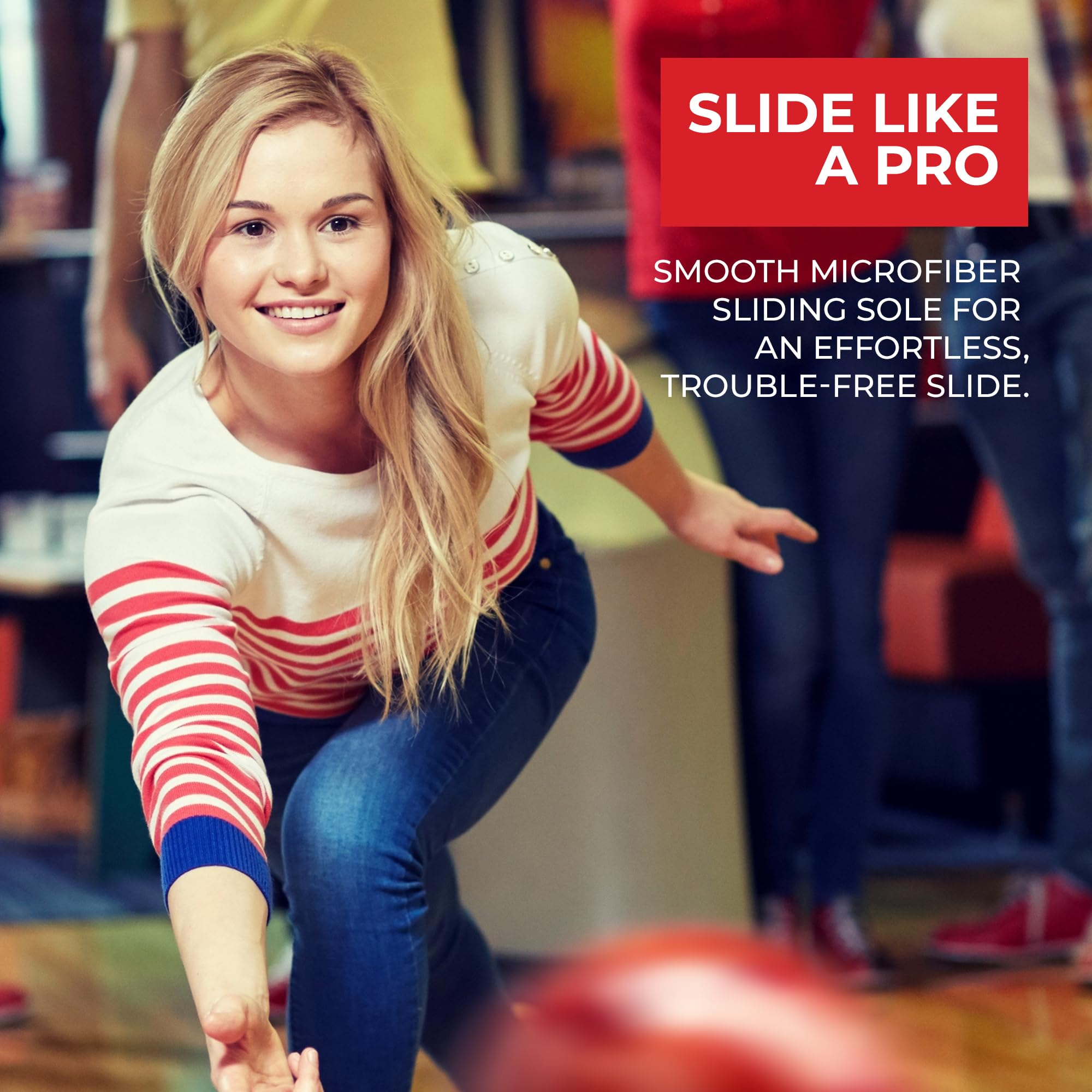 BSI Women's Revival Dial Shoe - Lightweight Bowling Shoes with Enhanced Comfort & Support, Black/Pink, Size 6.5