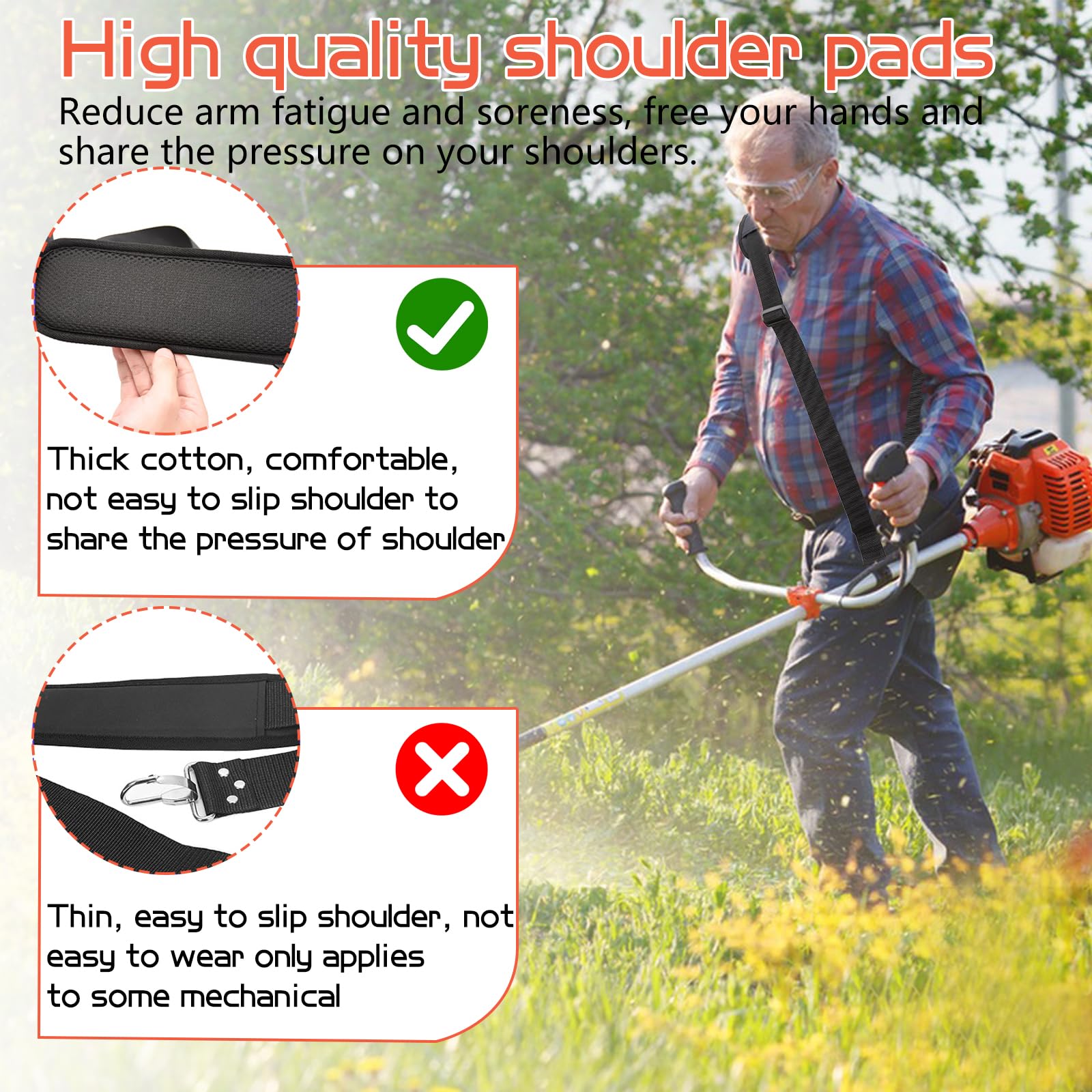 Cikonielf Bandoulière De Débroussailleuse Pour STIHL Bandoulière De