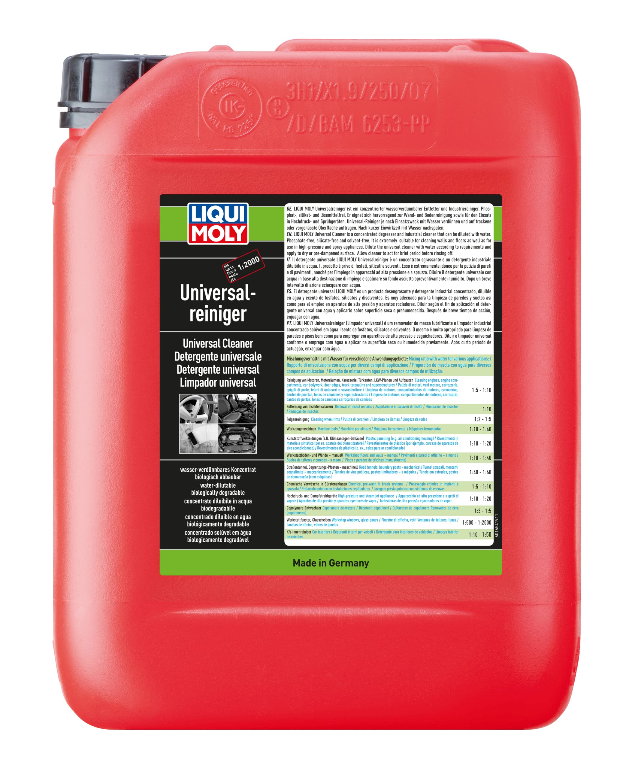Universalreiniger LIQUI MOLY 1654 Konzentrat Entfetter & Industriereiniger 5 L