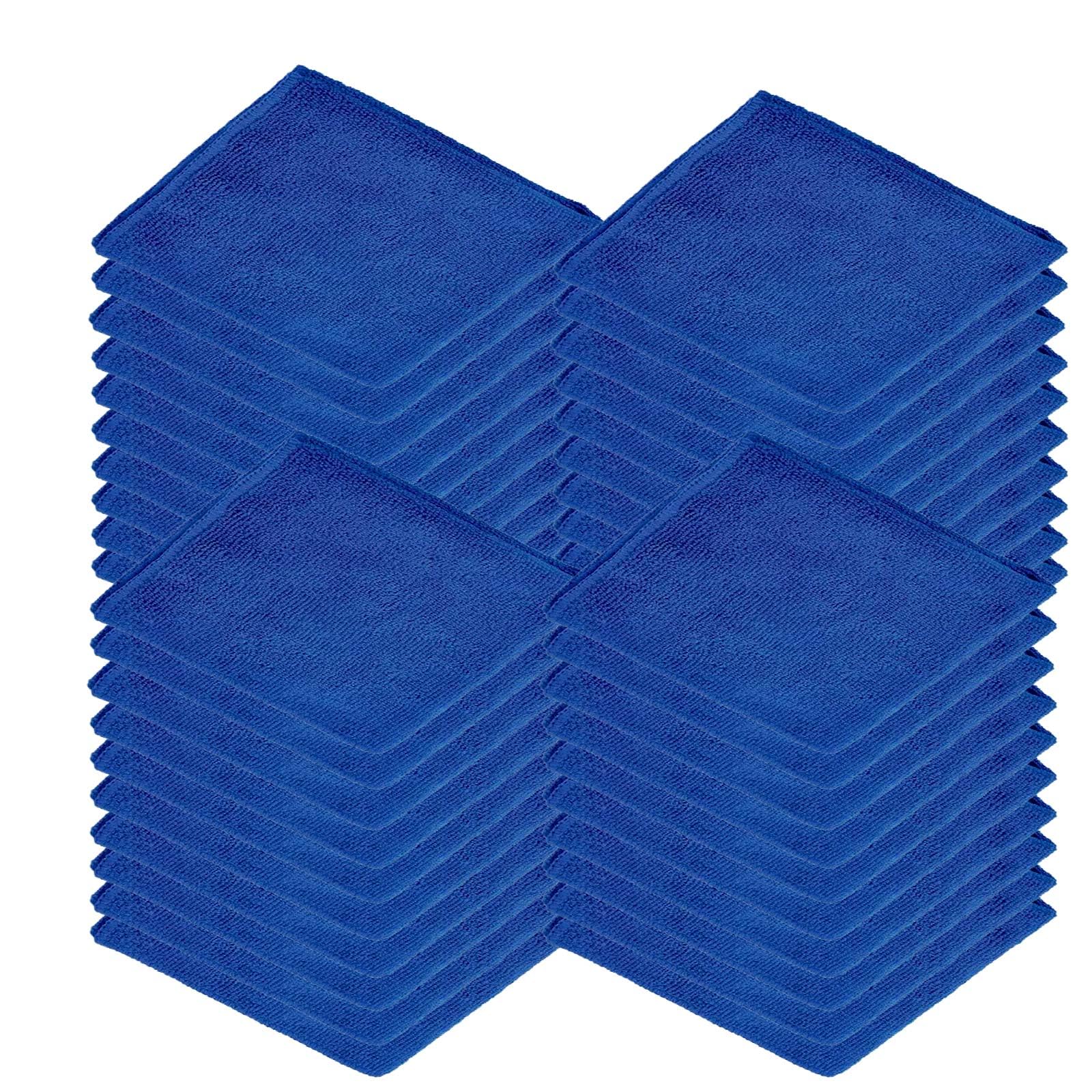 Microfibre Cleaning Cloths, Pack of 40 Large