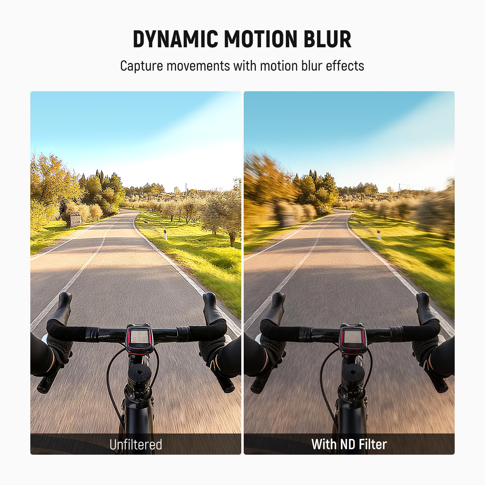 NEEWER Zestaw filtrów ND kompatybilny z Insta360 GO Ultra (UV/CPL/ND8/ND16/ND32/ND64), filtr obiektywu okrągłego polaryzator neutralna gęstość, szkło optyczne HD akcesoria do kamer akcji, FL-C53
