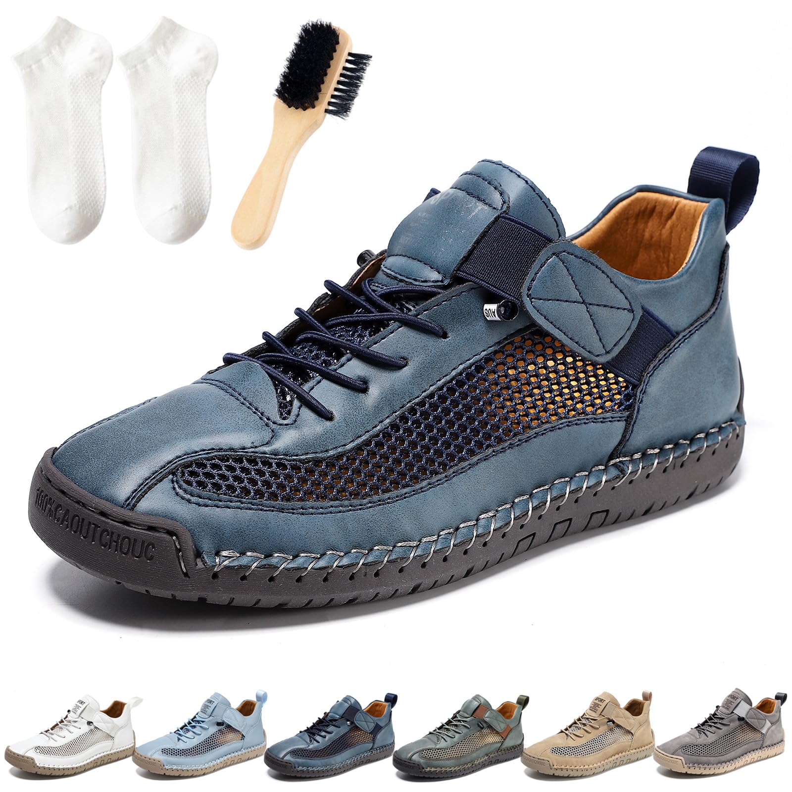 Generisch Orthopädische Schuhe Damen Herren, Komfortable & Schmerzfreie Orthopädische Sneakers, Mesh Leichte Sommer-Sandalen