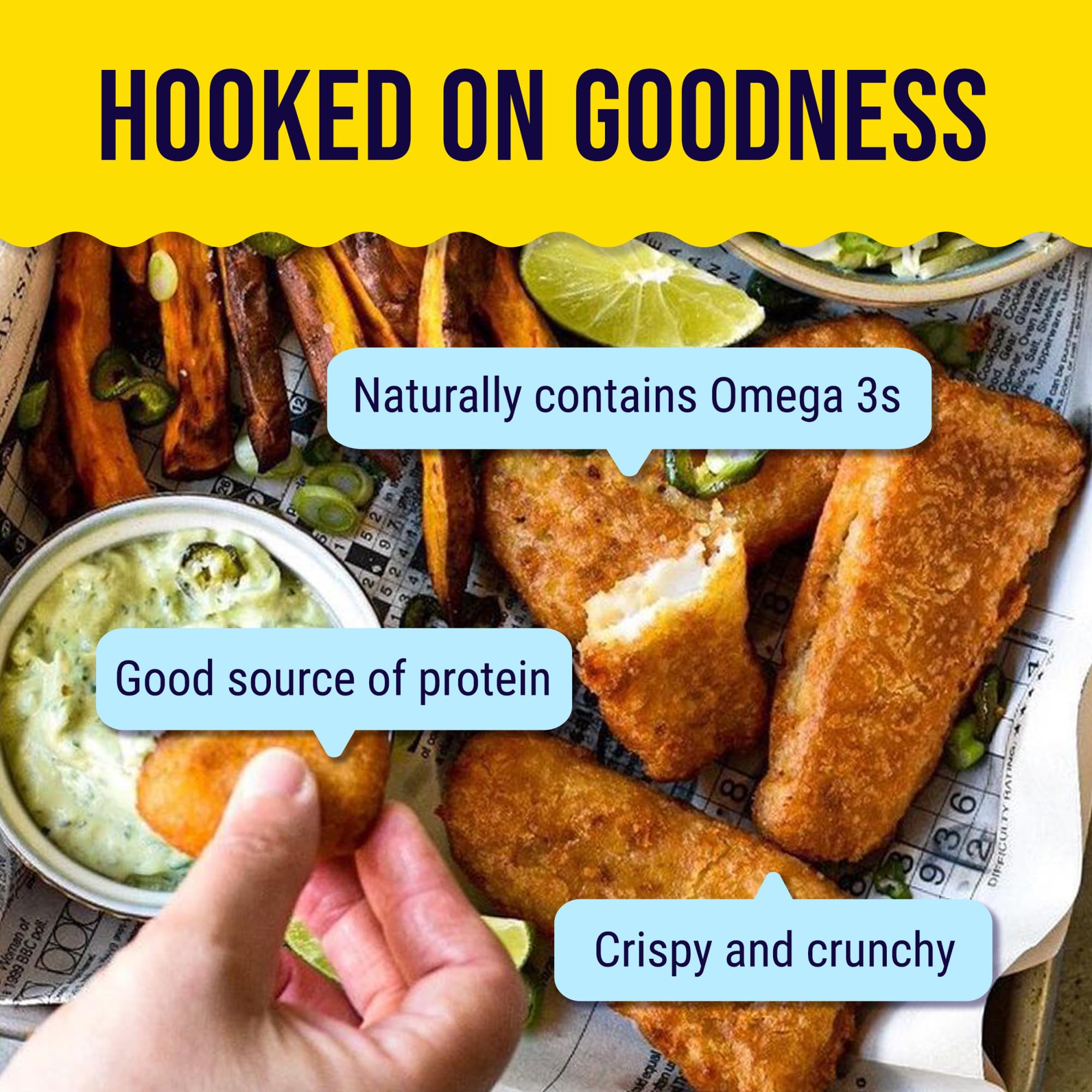 Gortons Crunchy Breaded Fish Fillets 19 oz Frozen — view 6