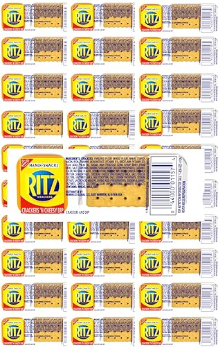 RITZ Handi-Snacks Crackers and Cheese Dip Snack Packs, 0.95 oz