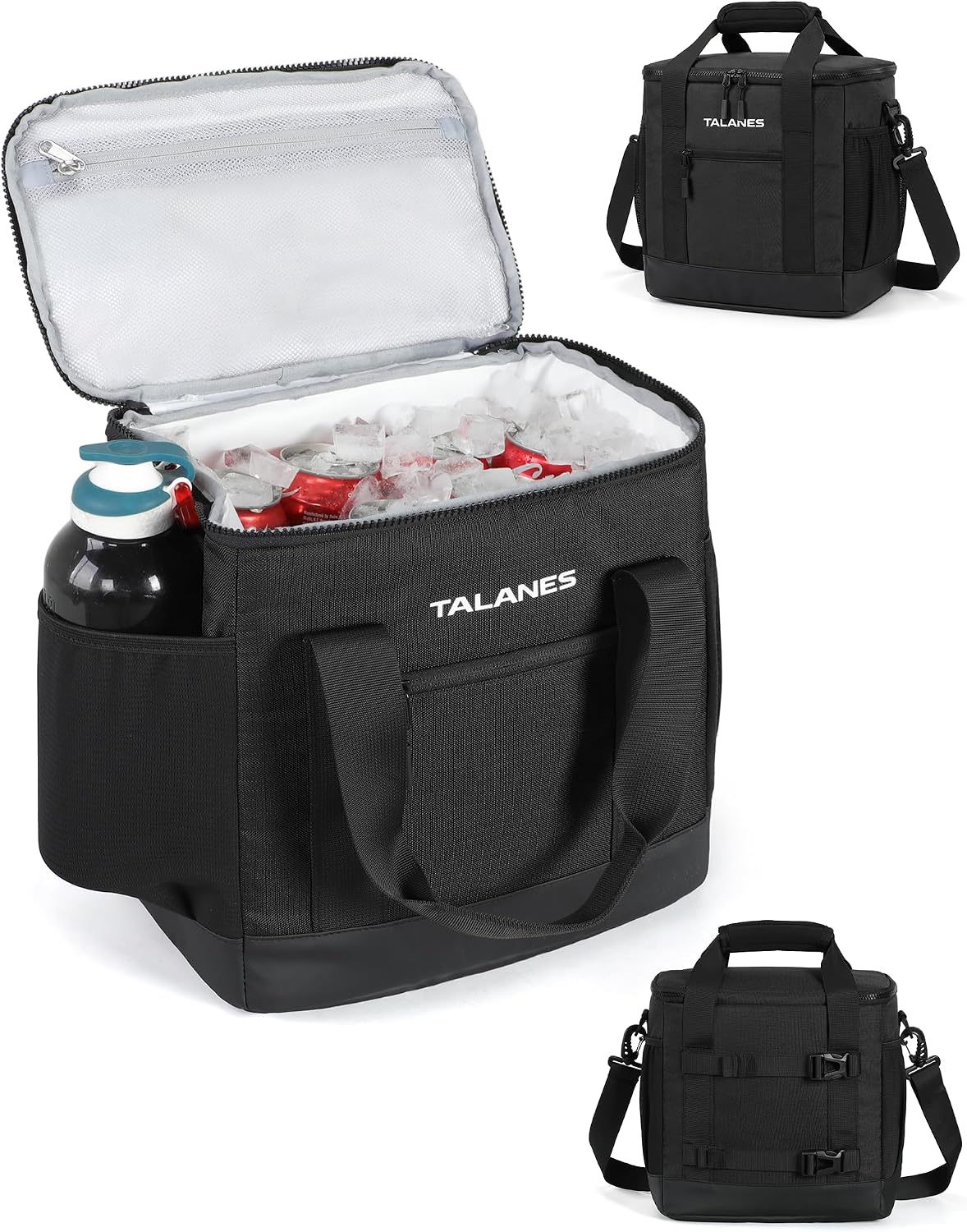 Golf Cart Cooler Bag, 24-Can Soft Sided Ice Chest | Spacious Collapsible Insulated Cooler with Multi-Pocket Storage & Versatile Carry Options for Golf Outings