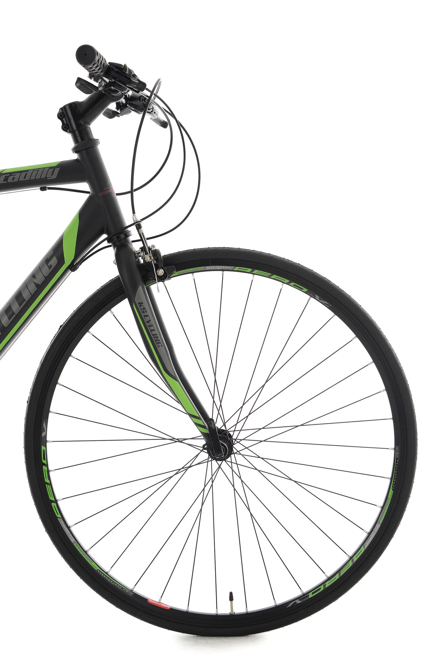 Ks Cycling Fitness Bike 28 Piccadilly Black Green 21 Gear