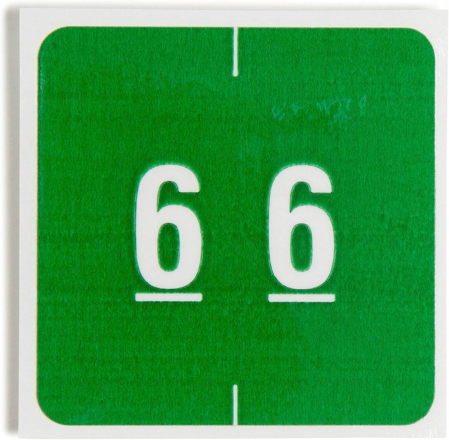 Smead® DCC and DCCRN Color-Coded Numeric Labels, SMD67426, "Number", 1 1/2"W x 1 1/2"L, Green, 250 Per Roll