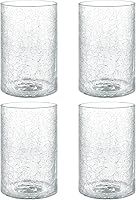 Vista 1 de Skelang Pantalla de lámpara de cristal sin labios, cubierta de luz cilíndrica con apertura de ajuste, repuesto para candelabro, colgante, luz