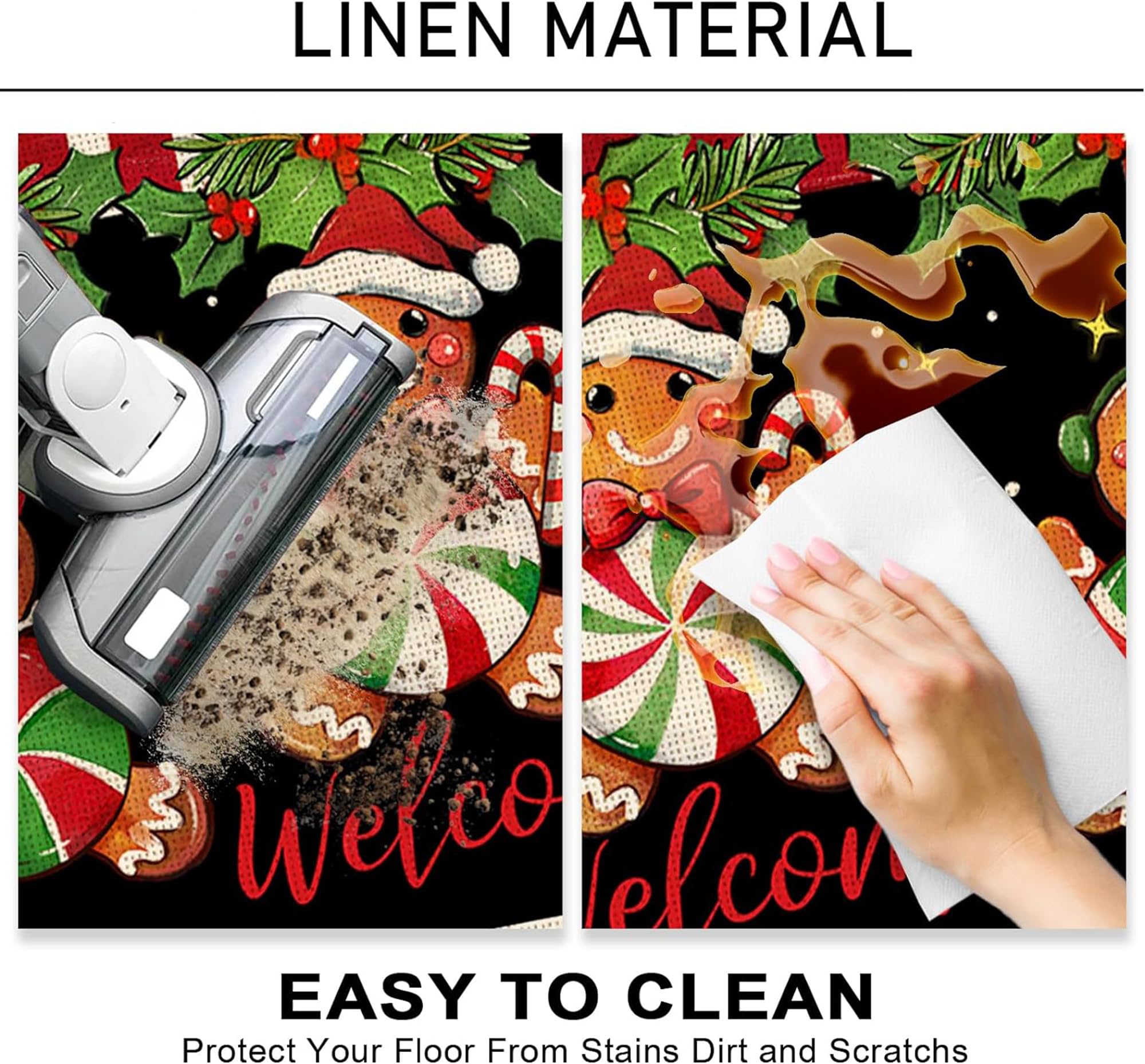 Tappetini Da Cucina LIBRNTY 2 Pezzi - Impermeabili E Antiscivolo 40x60 Cm + 40x120 Cm - Per Interni - Foto 7