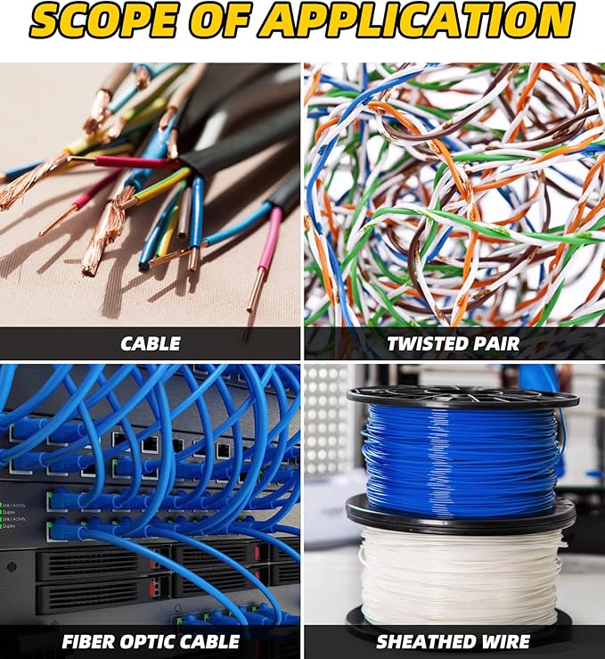 DOWELL Pelacables Cortador 10-22 AWG Multifunción Acero Inoxidable miniatura 5