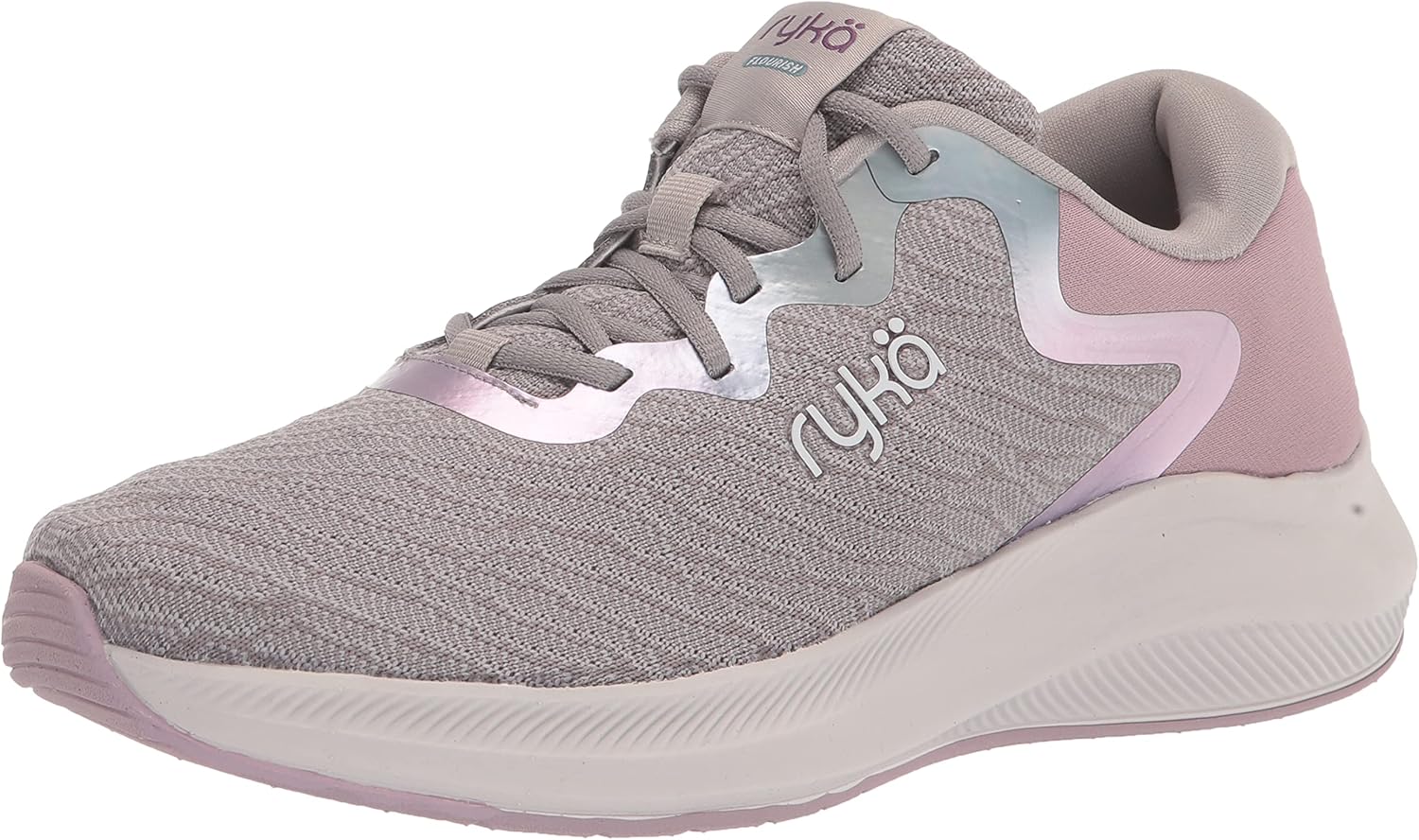 Ryka Women's Flourish Walking Shoe Sneaker, Paloma Grey, 9