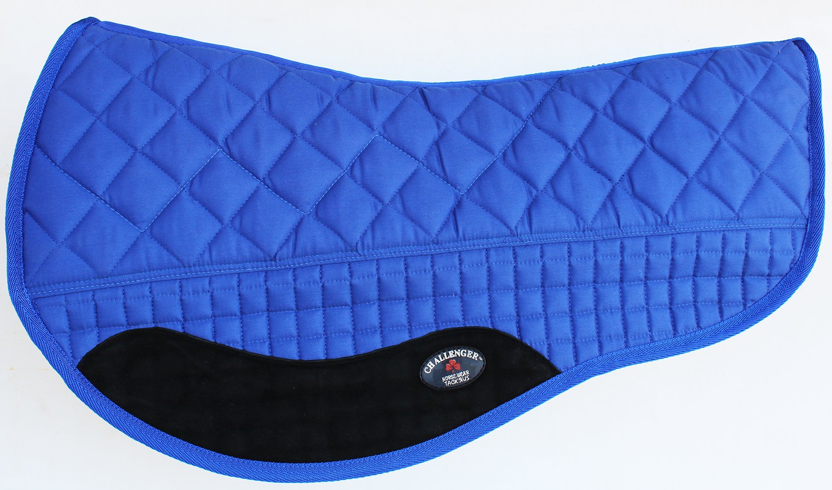 Cavallo Sella, Western 26 x 22 Endurance in Pile Trapuntato in Cotone 39165 – 168, Blue Black, 28" x 16"