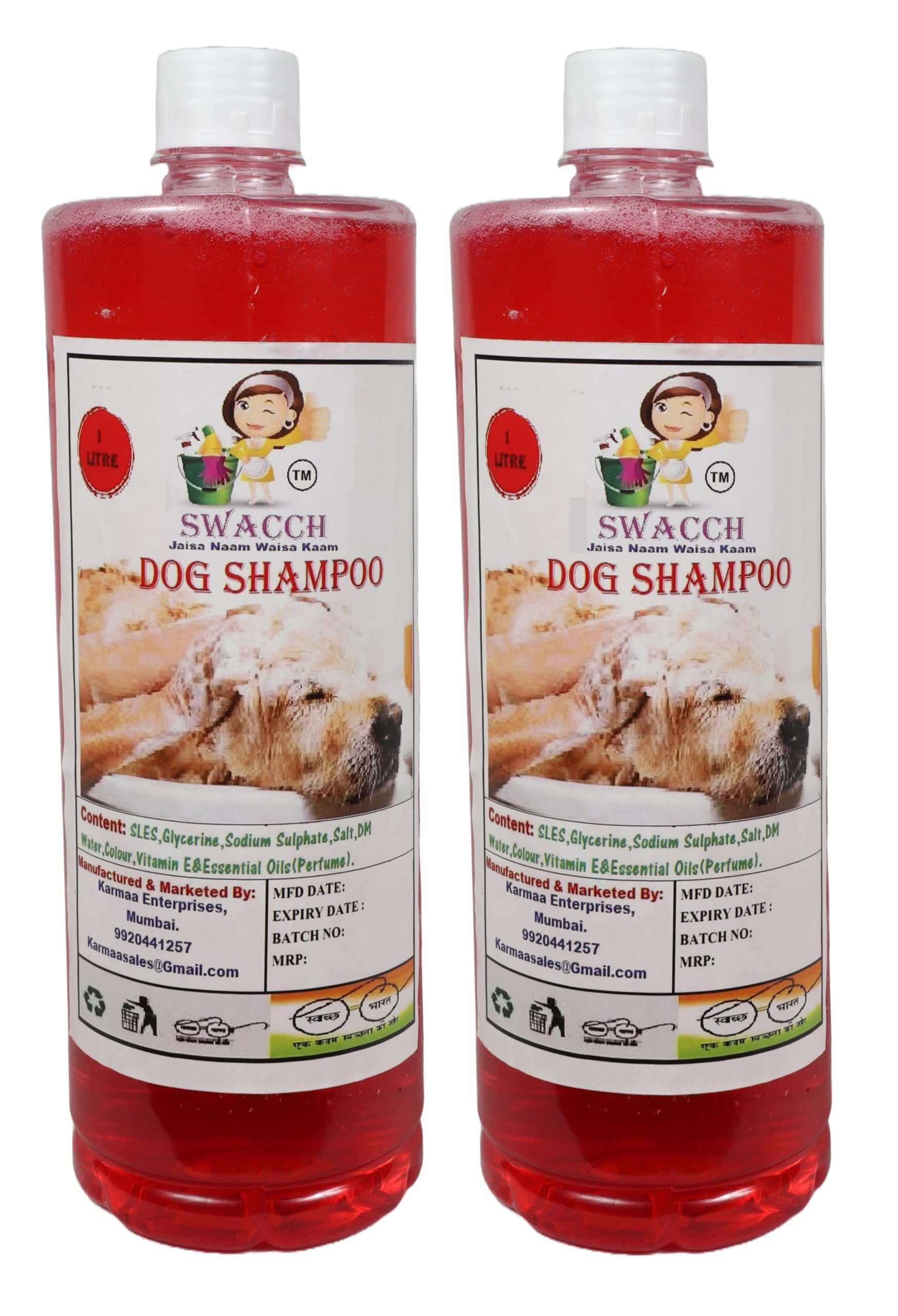 SWACCH Dog Shampoo (1 Litre) (Combo Pack of 2) Jasmine (B0BB2WRBMX) Amazon Price History, Amazon Price Tracker