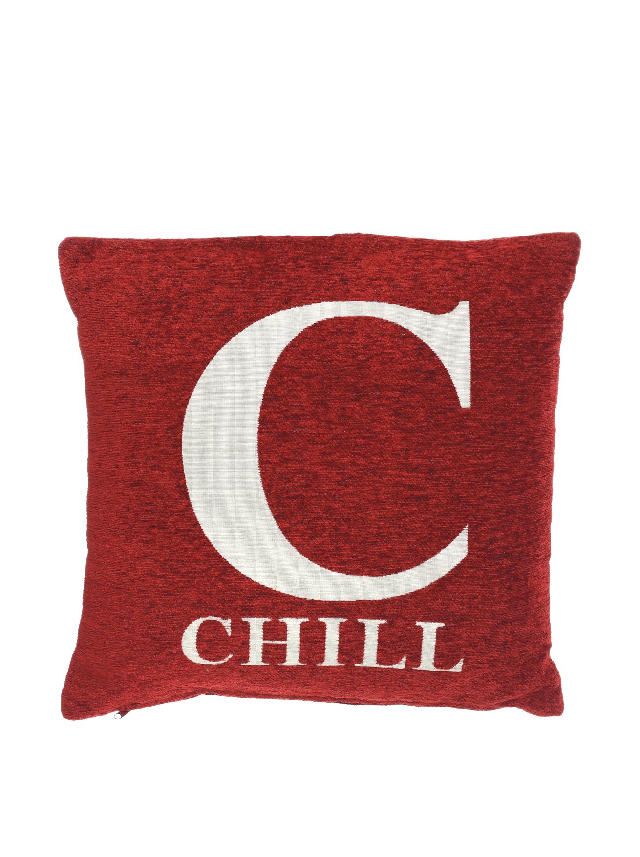 Orsina Words 'chill' Red Cushion from B&Q