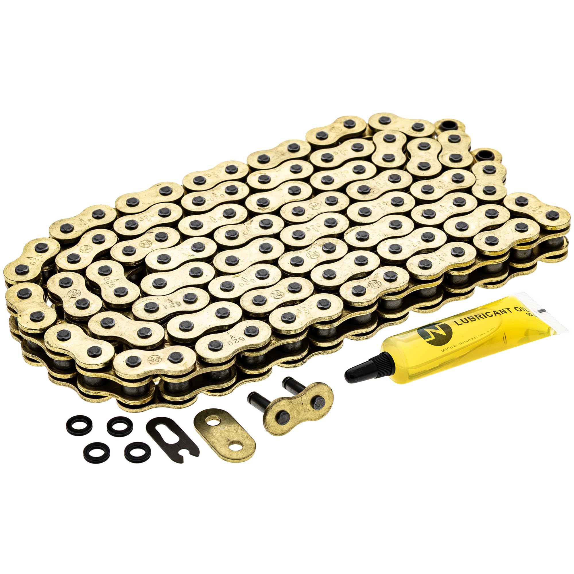 Channel s High5 5’4” NICHE Gold 520 X-Ring Chain 104 Links with Connecting Master