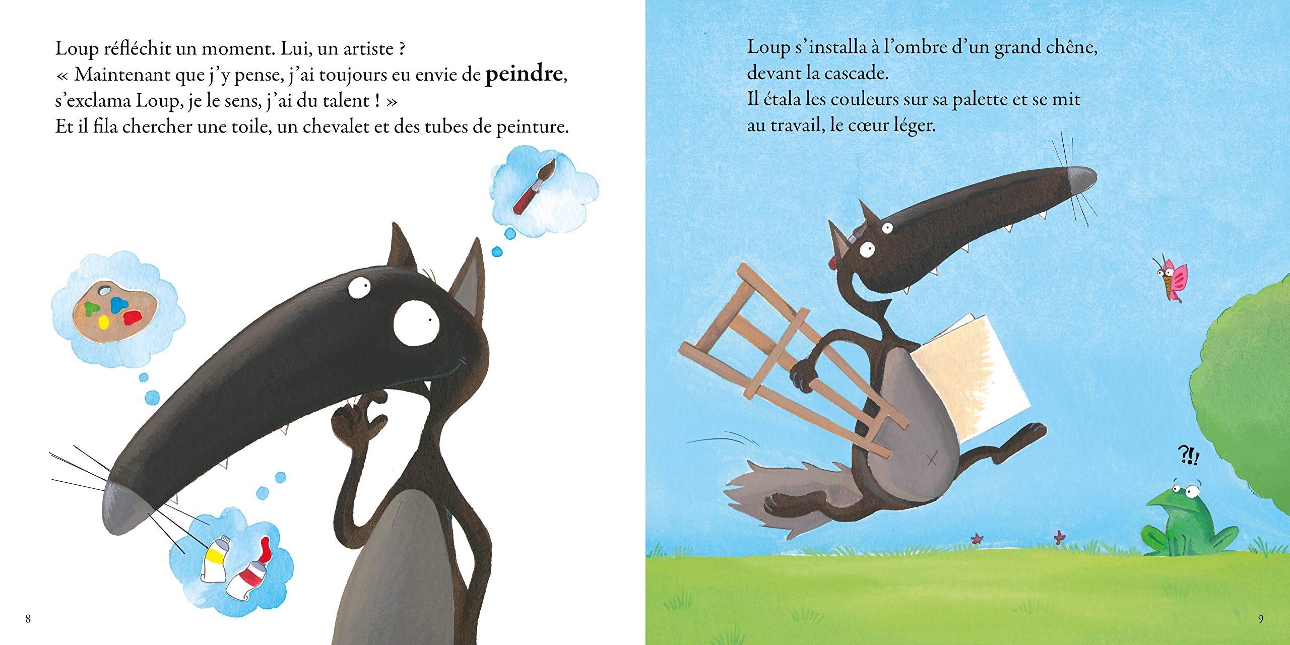 Mes plus belles histoires de loup (couleur/trop/amoureuse/marcher/monde): Le loup qui voulait changer de couleur et autres histoires