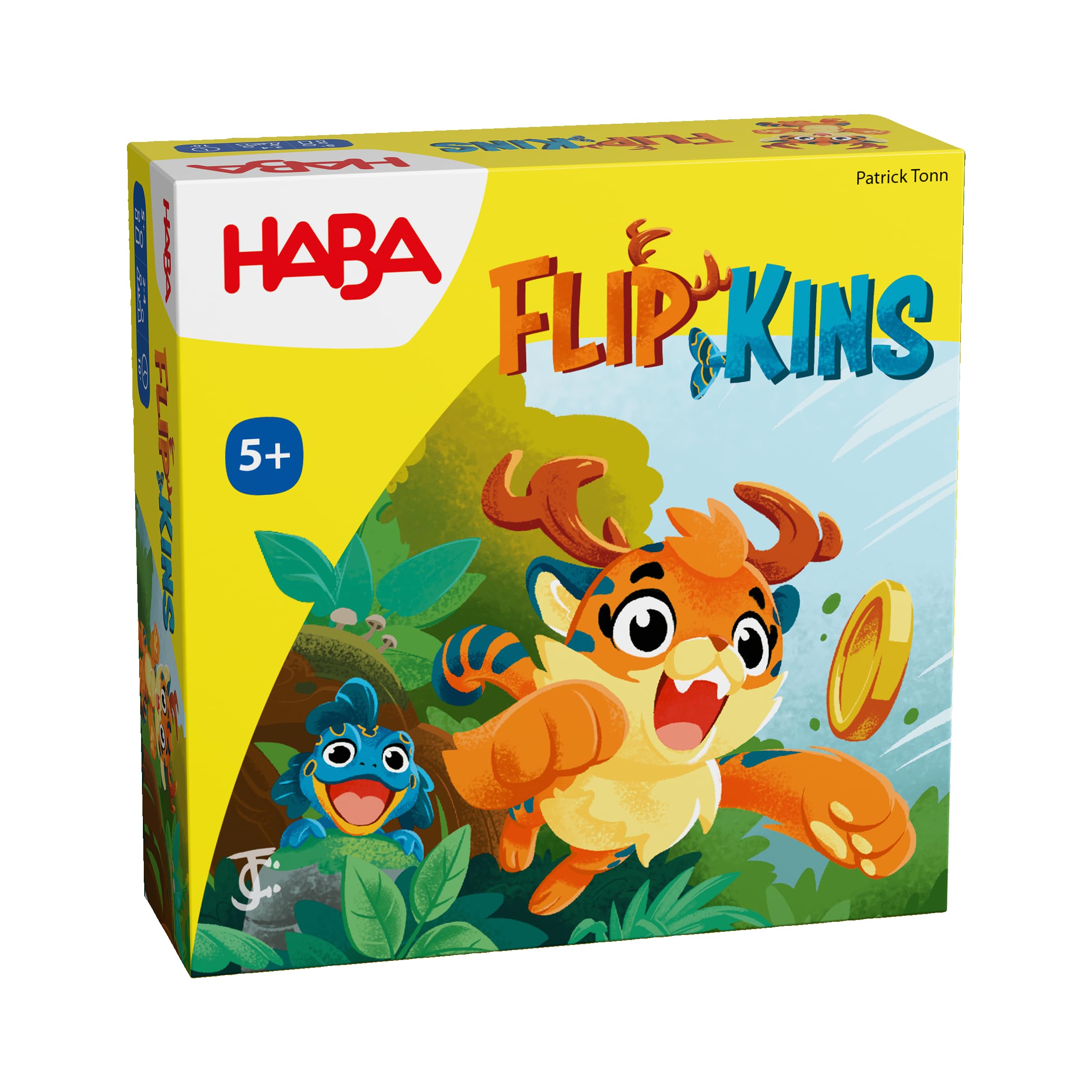 HABA 2012193003 - Flipkins, Juego Infantil de Mesa de observación y reacción. Más 5 años
