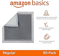 Vista 2 de Yaxa Basics Almohadillas para control de olor de carbón para perros y cachorros, 5 capas a prueba de fugas súper absorbentes, superficie de secado