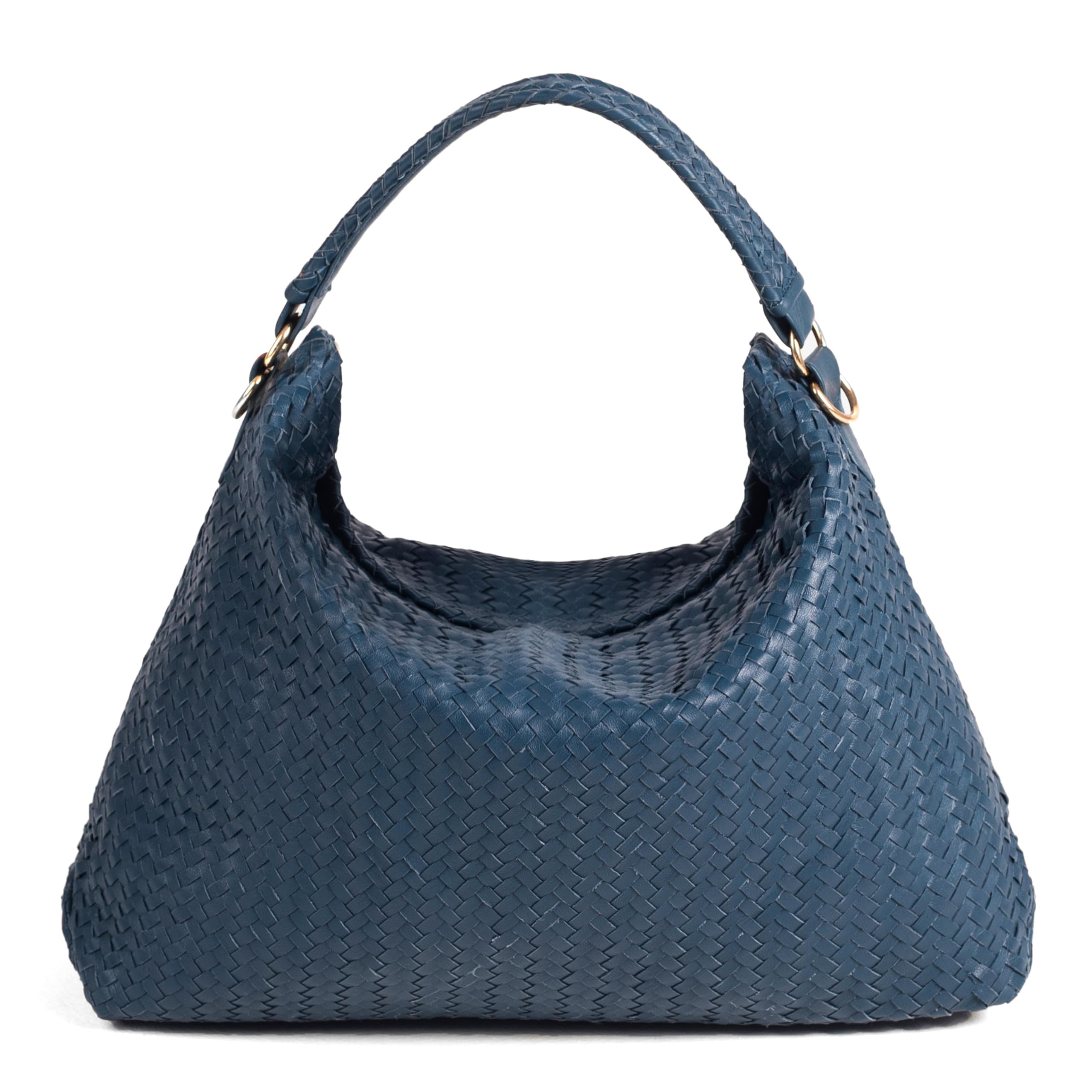 Jild Hobo Style Woven Bag for Women - Soft Handmade Genuine Leather Work Tote Bag - Cross Body Womens Purse