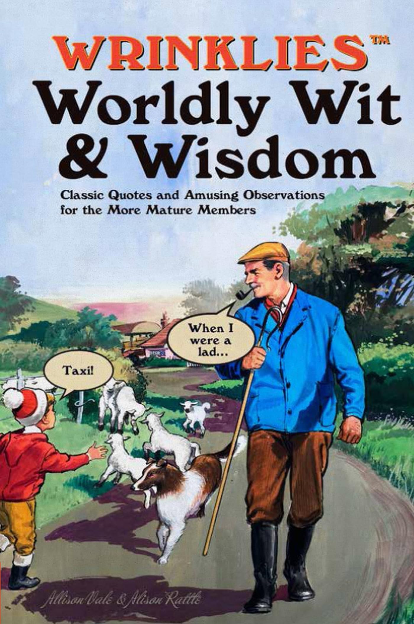 Wrinklies Worldly Wit & Wisdom: Quotes and  by Alison Rattle HARDBACK
