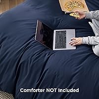 Vista 55 de Bedsure Funda de edredón tamaño Twin/Twin XL - Juego de ropa de cama suave de doble cepillado para niños y adultos, cierre de cremallera, 2 piezas