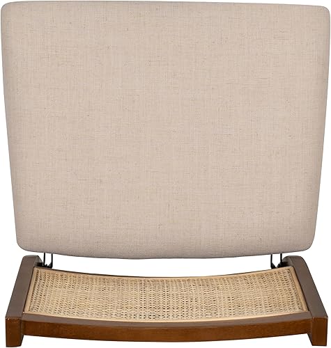 Miniatura 12 de Powell Kasi - Silla auxiliar de madera plegable de madera con caña de ratán natural y marrón