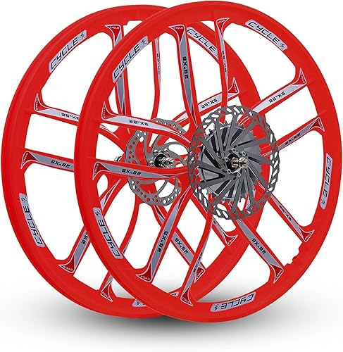 Miniatura 2 de BBR Tuning Juego de ruedas de bicicleta STAR de 26 pulgadas de alta resistencia con 10 radios