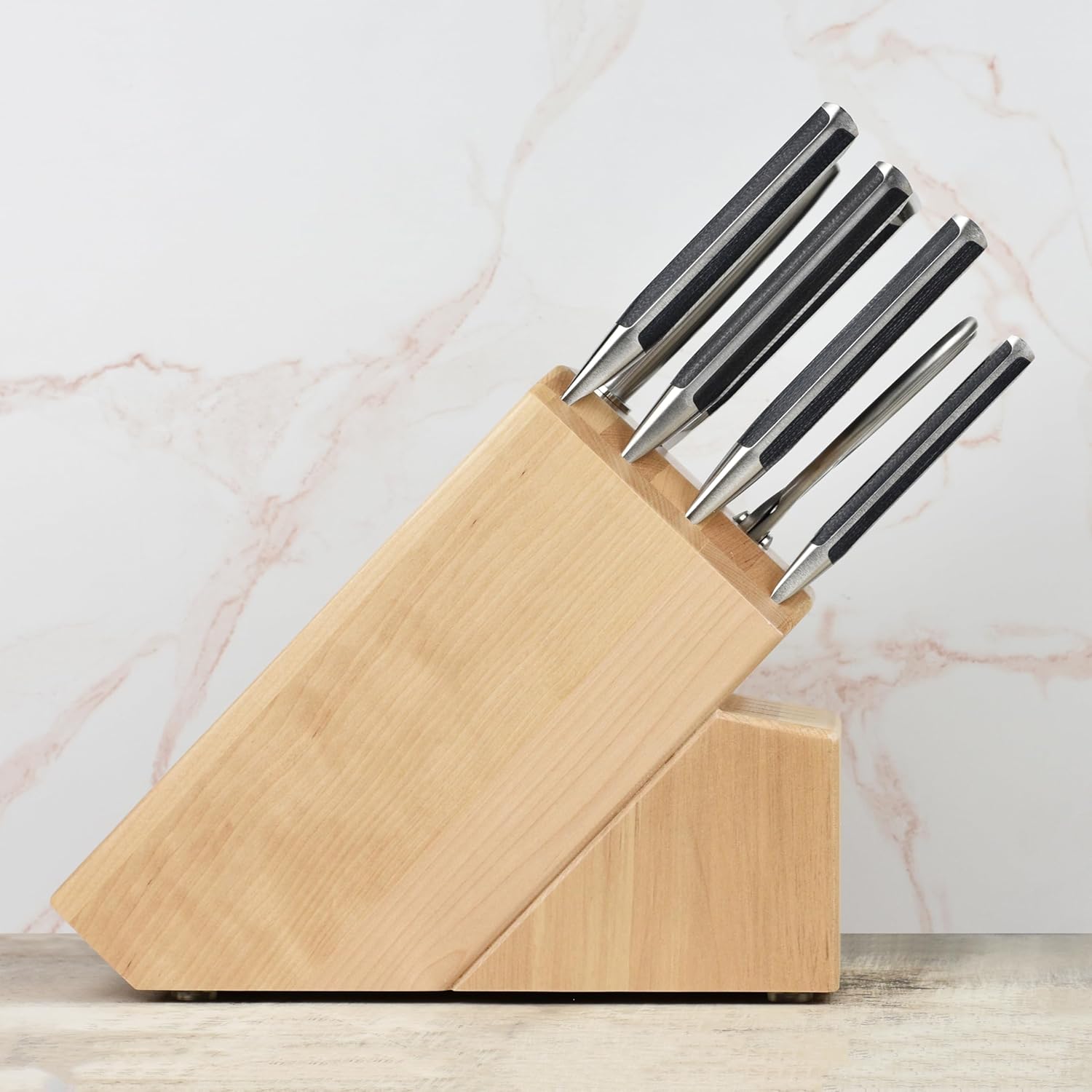 ZWILLING Spectrum 10-Piece Knife Block Set - Birchwood