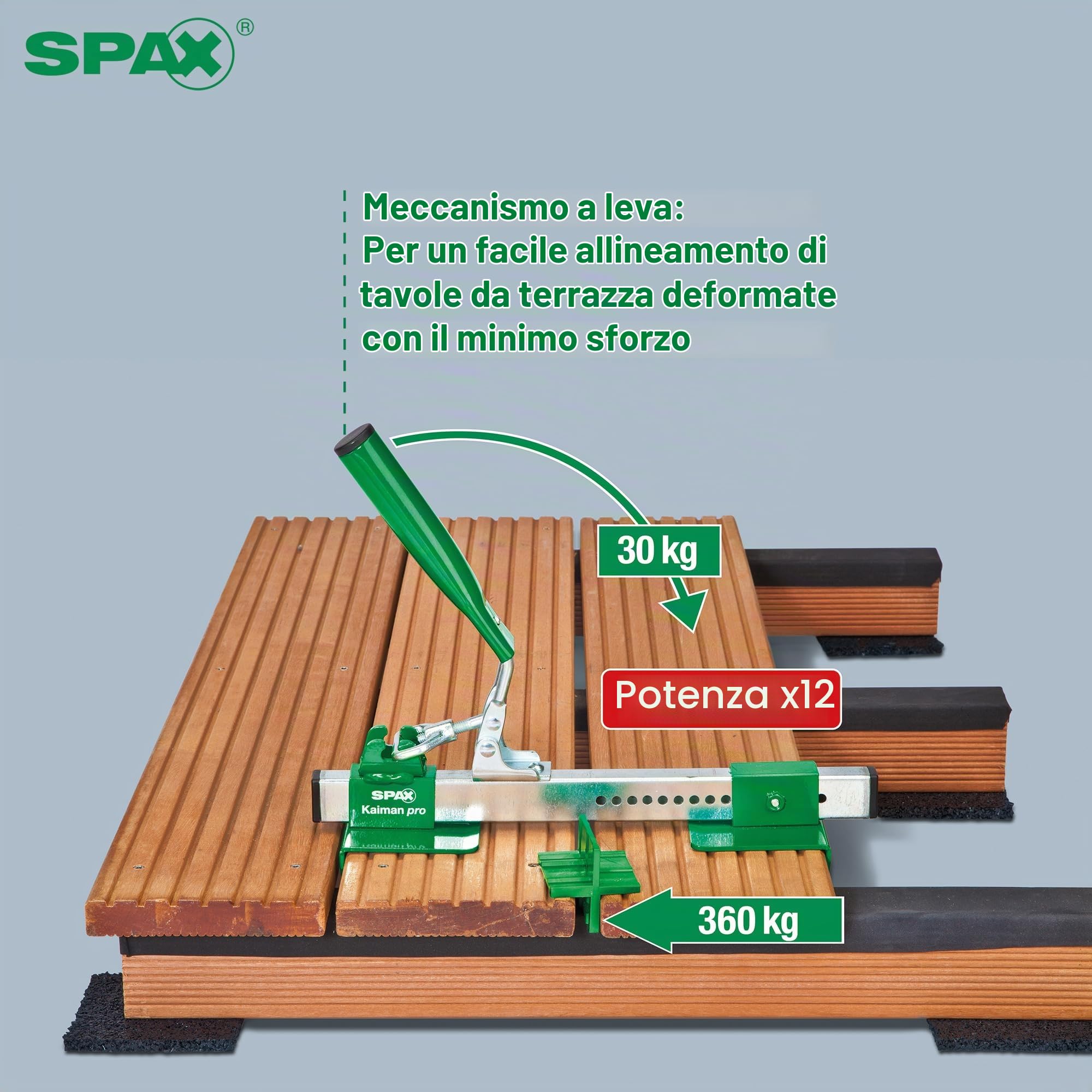 SPAX Kaiman Pro - Raddrizza assi per allineare assi deformate, 5009409872009