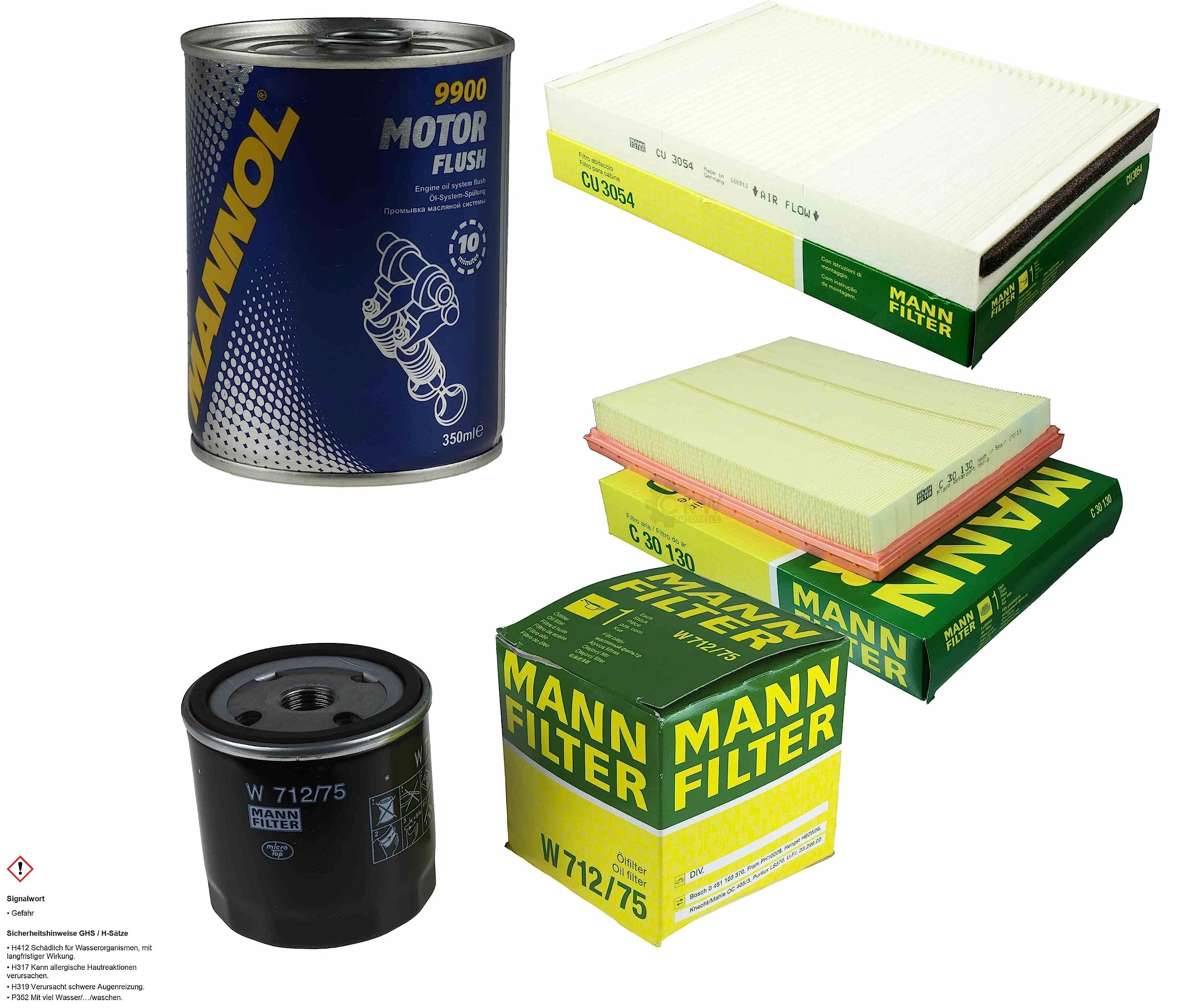 MANN 11580966 Kit d'inspection de filtre pour moteur SCT