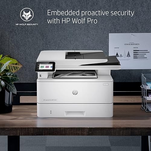 Miniatura 6 de HP LaserJet Pro MFP 4101fdwe - Impresora inalámbrica en blanco y negro con funciones de oficina inteligente HP+ y fax (renovado)