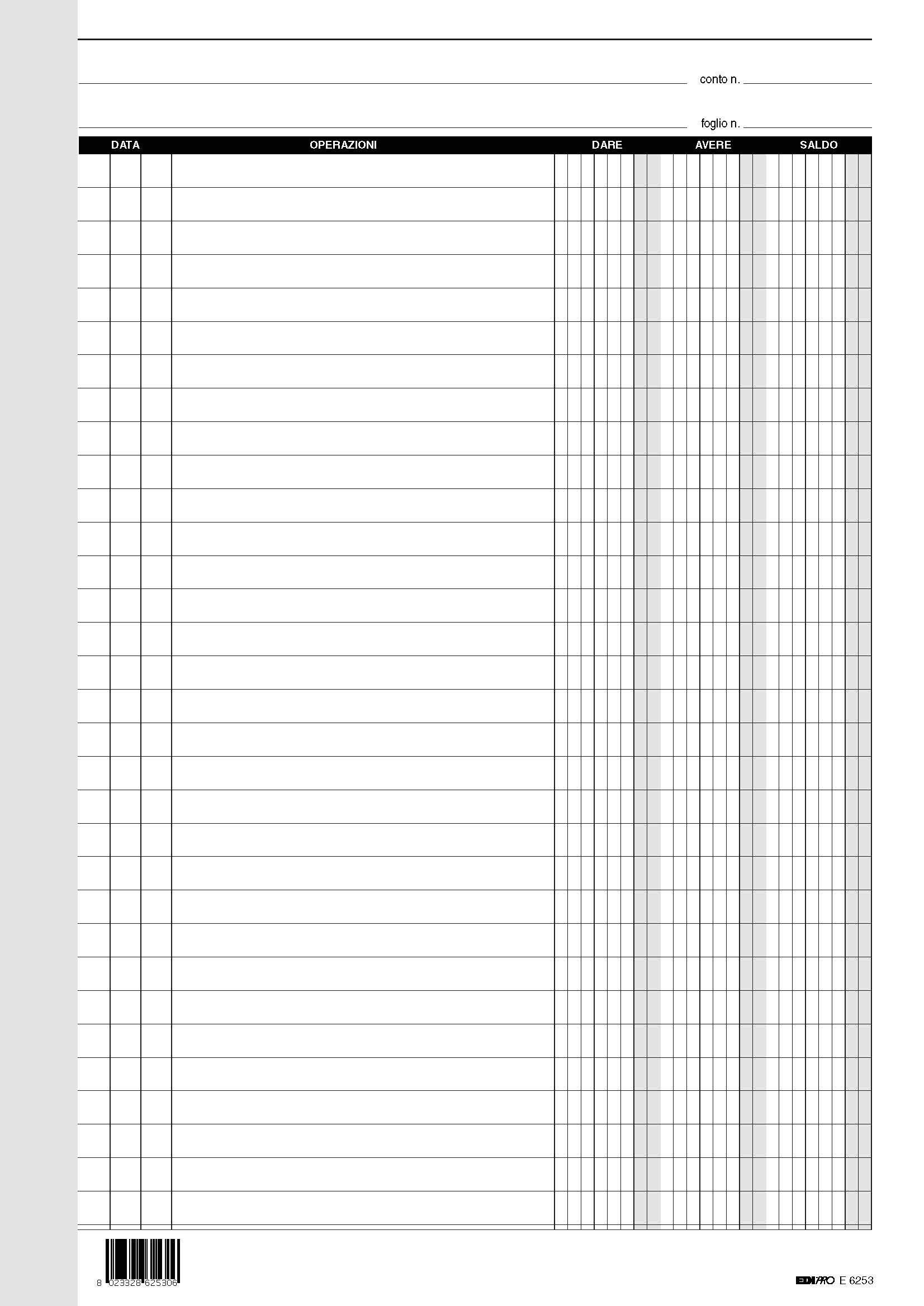 EDIPRO - E6253-100 Sheets give/Have/Balance 4 Holes f.to 29,7x21