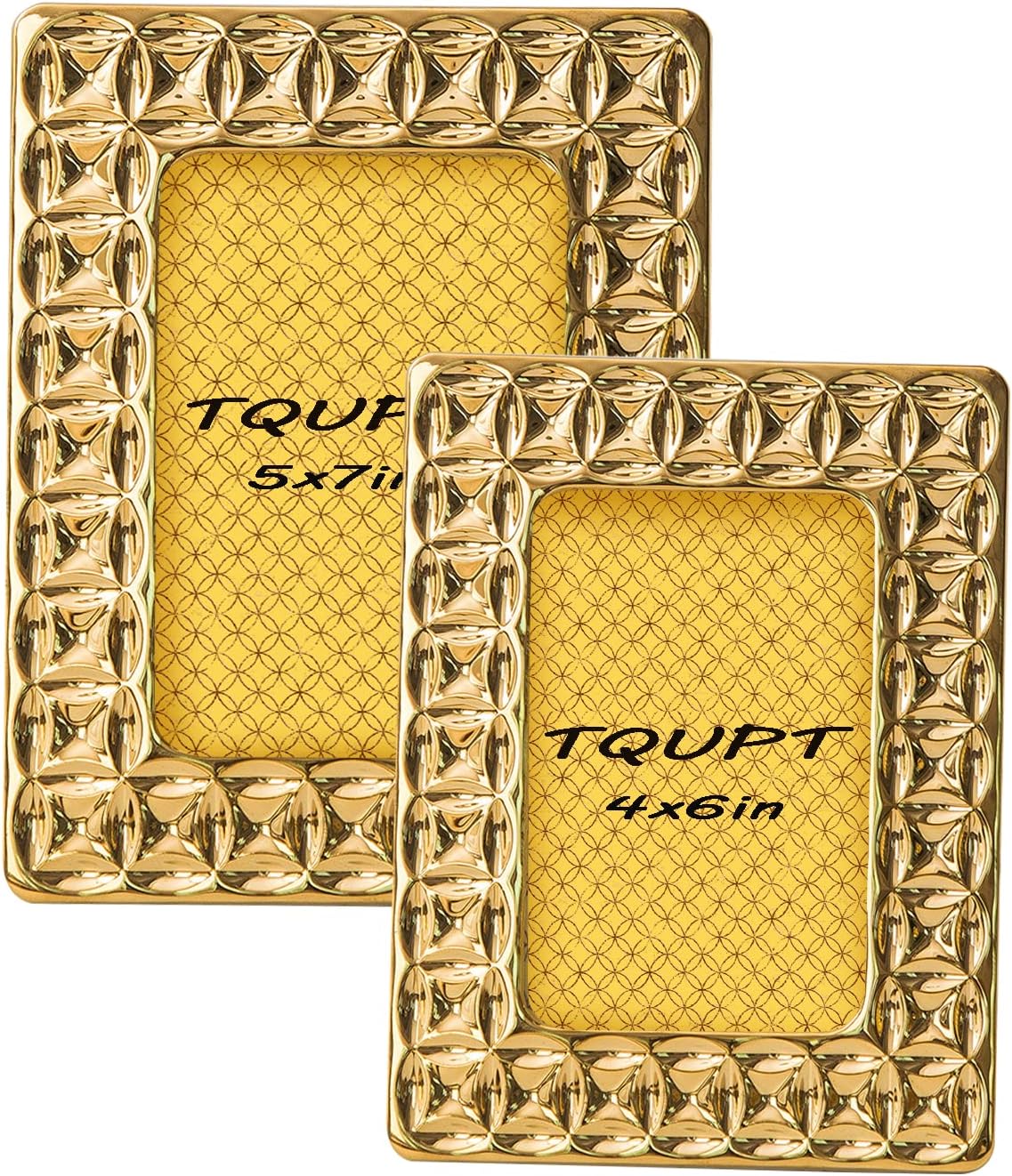 TQUPT Gold Picture Frame set, Gold Picture Frames for