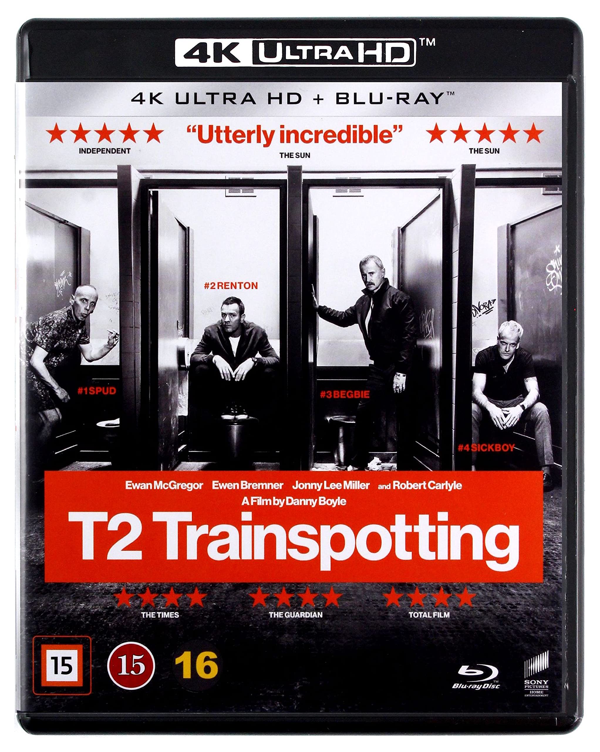 T2: Trainspotting 4K [Blu-Ray] [Region Free] (English audio. English subtitles)