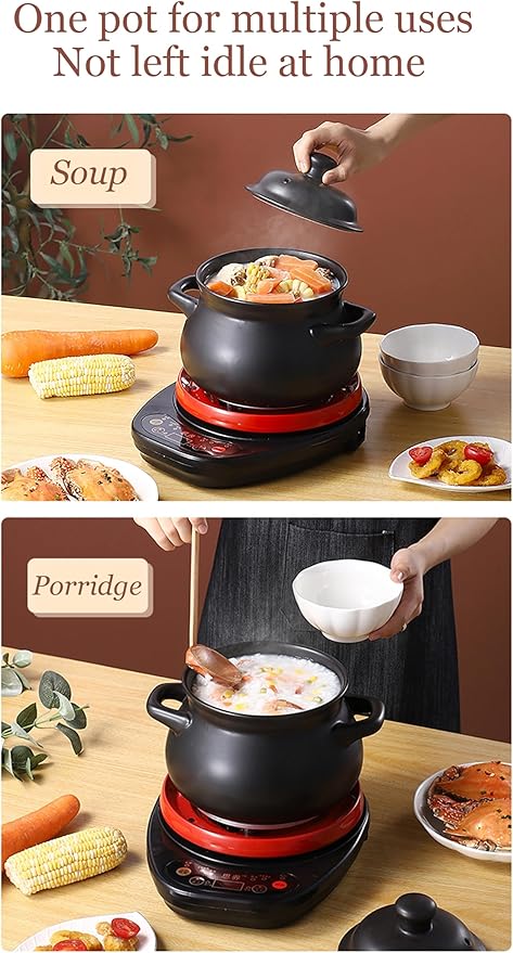 Olla Eléctrica para Medicina China, 2-6L, con Función de Calor Mantenido miniatura 8