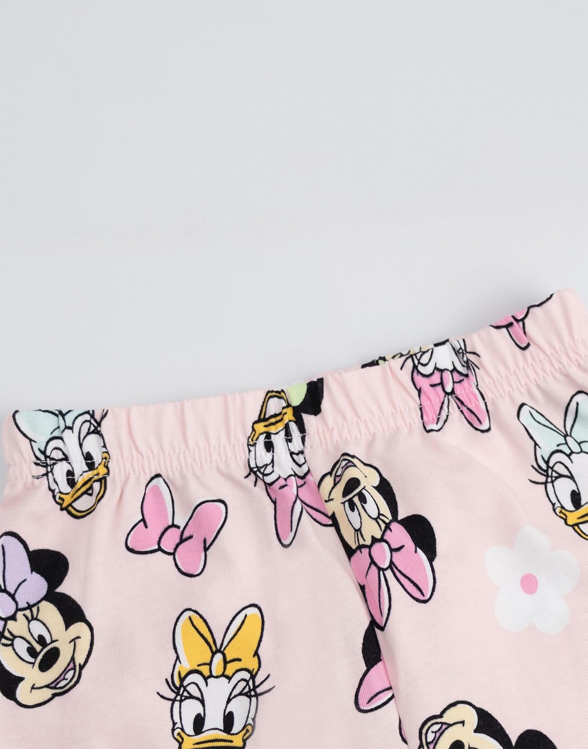 Disney Minnie Mouse & Daisy Duck Girls Multi-Pack of 2 Long Pajama Set Pink & Purple| Friendship Theme Nightwear