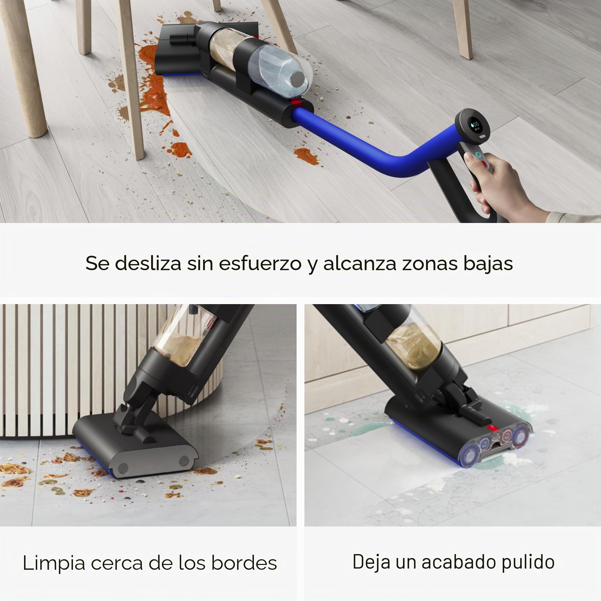Dyson Aspiradora húmeda WashG1 (Negro Mate/Ultra Azul)