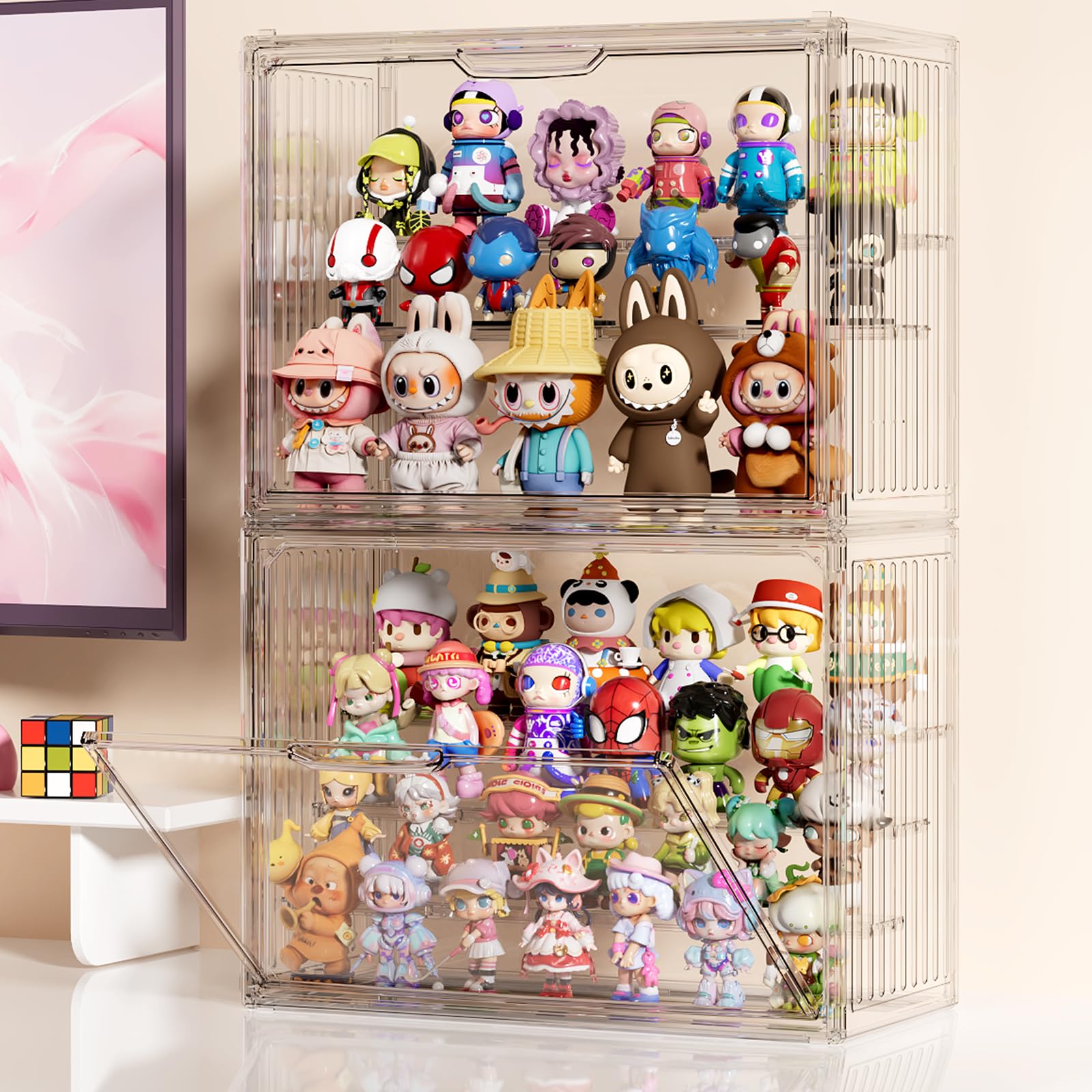 Amazon.com: HOYOJA Acrylic Display Case Compatible with Labubu POP